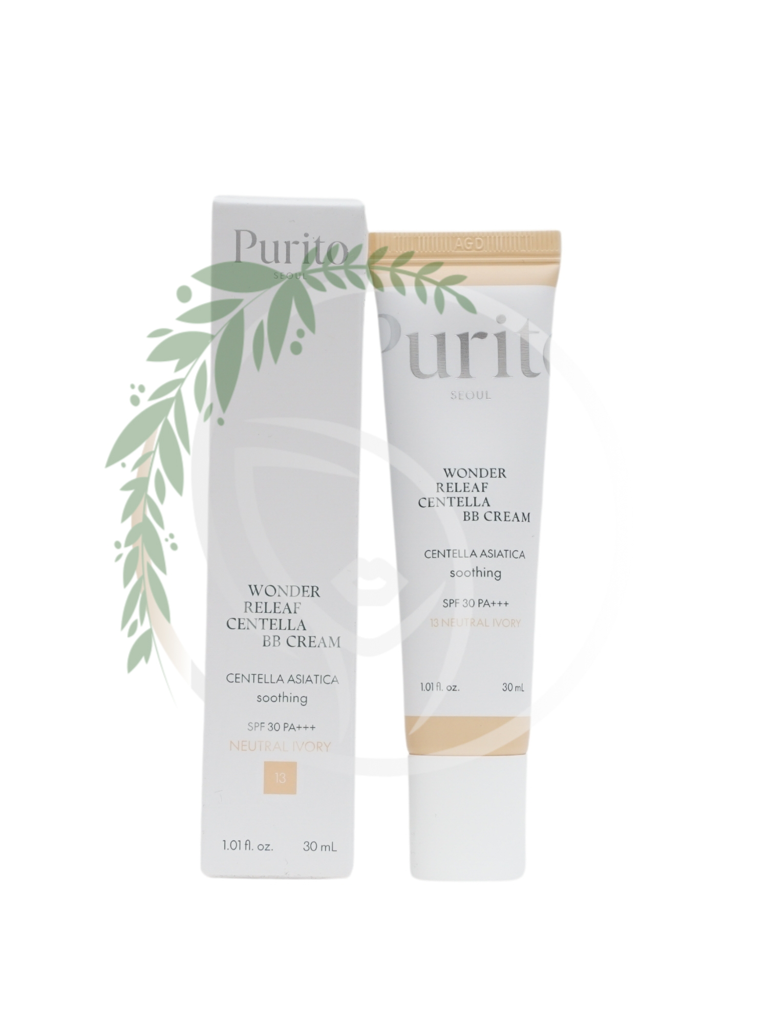 BB-крем с экстрактом центеллы Purito Wonder Releaf Centella BB Cream SPF30 PA+++ 30ml