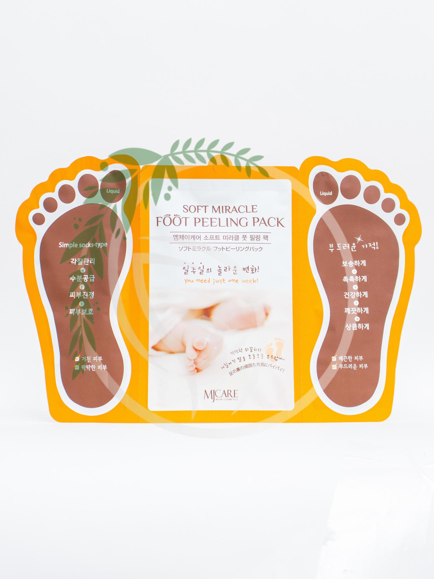 Пилинг- носочки для ног Mijin Soft Miracle Foot Peeling Pack 1 шт