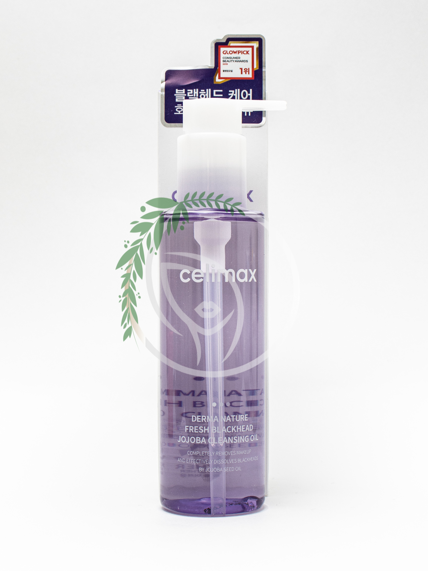 Гидрофильное очищающее масло для лица с жожоба Celimax Derma Nature Fresh Blackhead Jojoba Cleansing Oil 150 ml