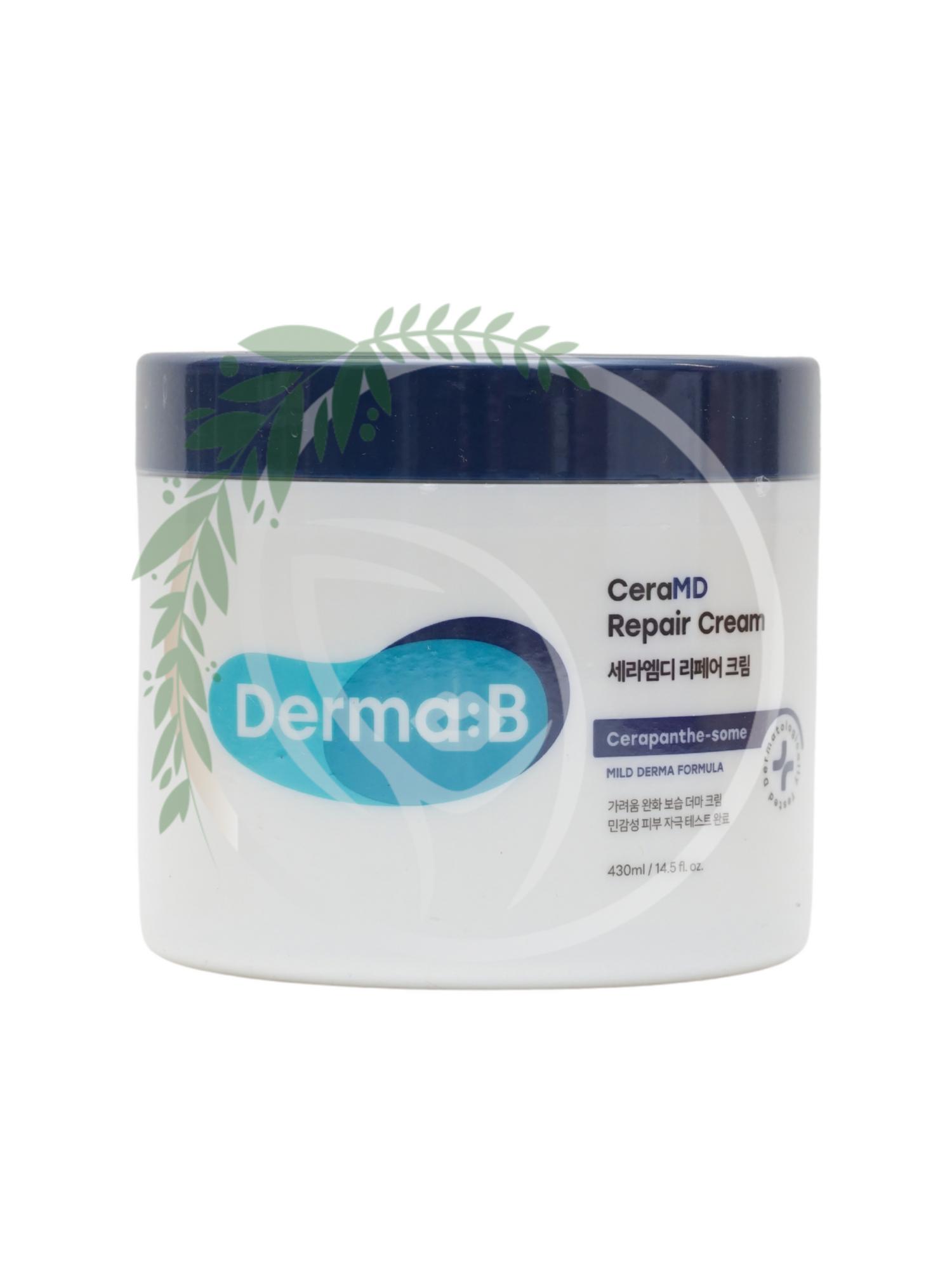 Интенсивно увлажняющий и восстанавливающий крем для тела Derma-B CeraMD Repair Cream 430 ml