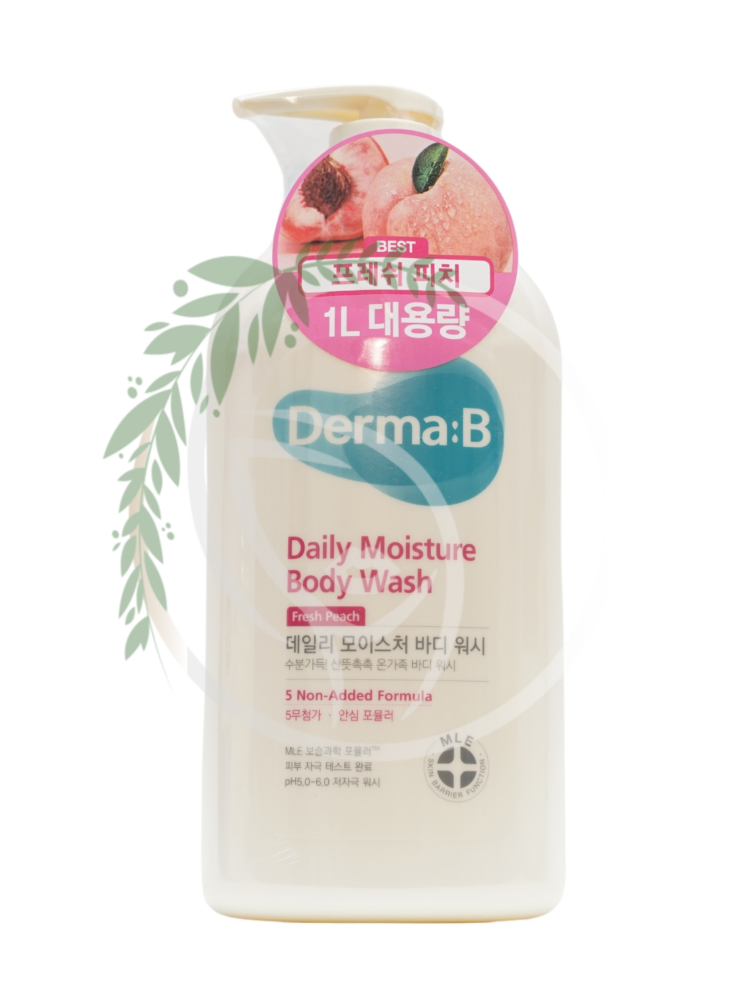 Кремовый гель для душа Derma:B Dairy Moisture Body Wash 1000 ml