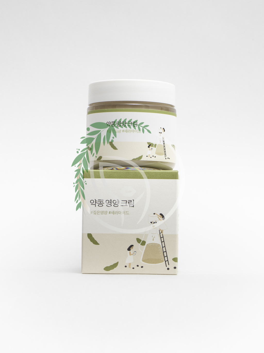 Питательный крем на основе соевых бобов Round Lab Soybean Nourishing Cream 80ml