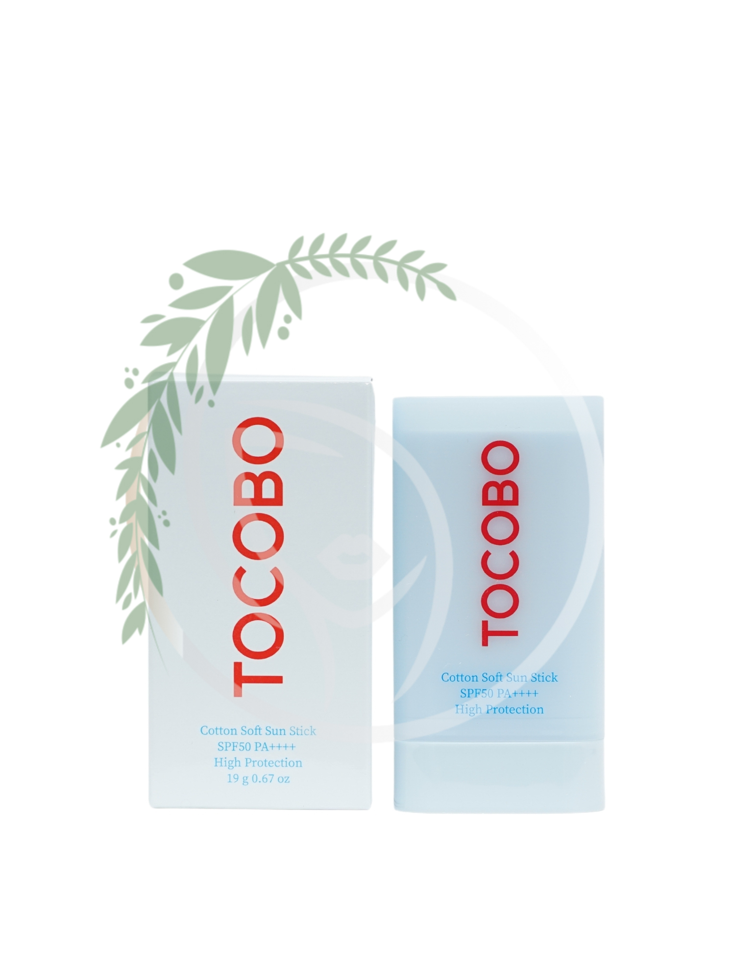 Солнцезащитный стик Tocobo COTTON SOFT SUN STICK SPF50 PA++++ 19g