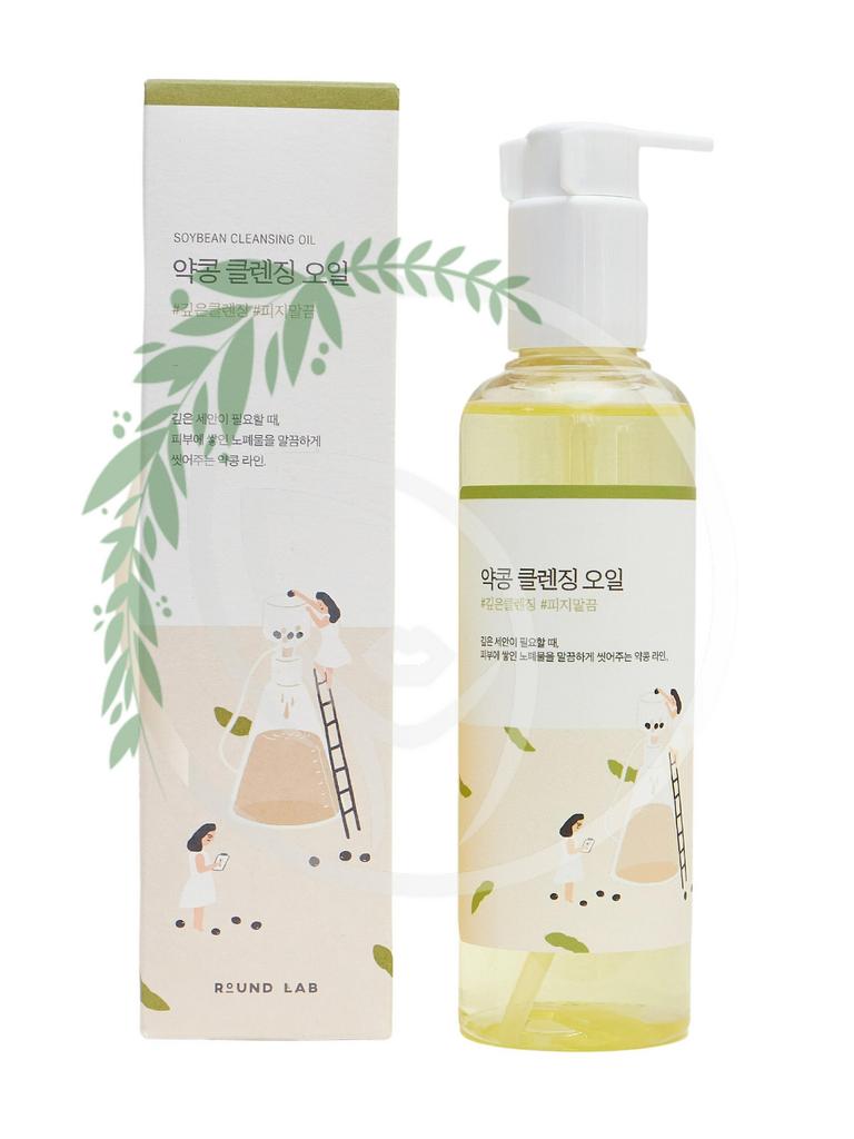 Гидрофильное масло на основе соевых бобов Round Lab Soybean Cleansing Oil 200 мл