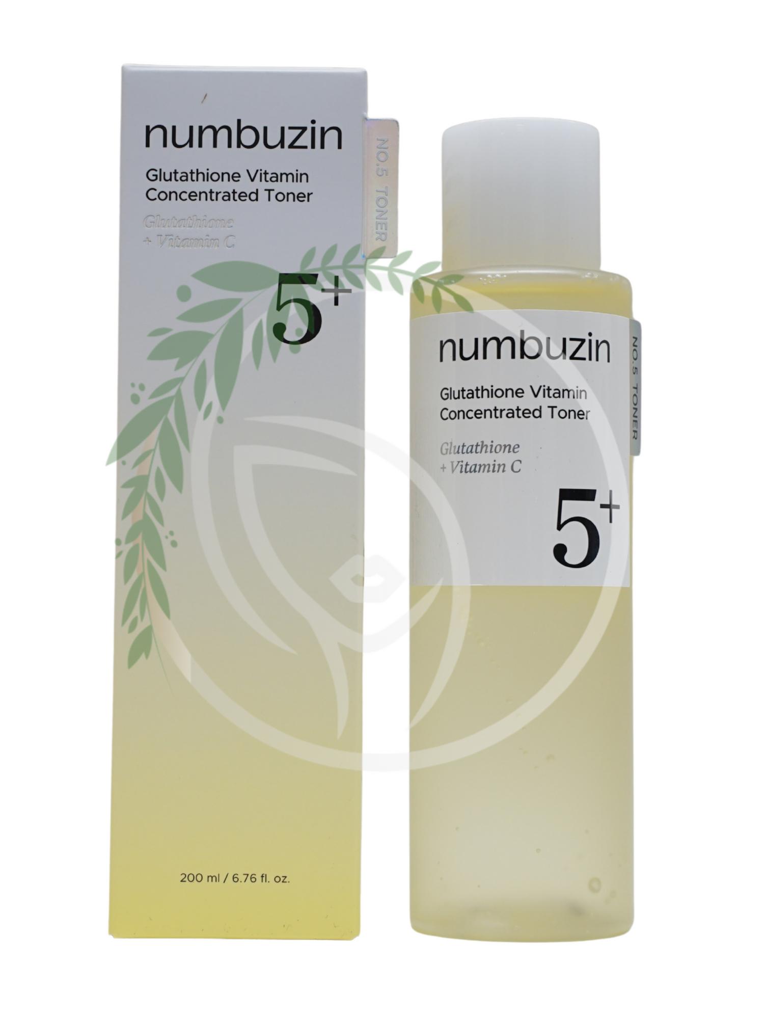Витаминный тонер Numbuzin No.5 Glutathione Vitamin Concentrated Toner 200 ml