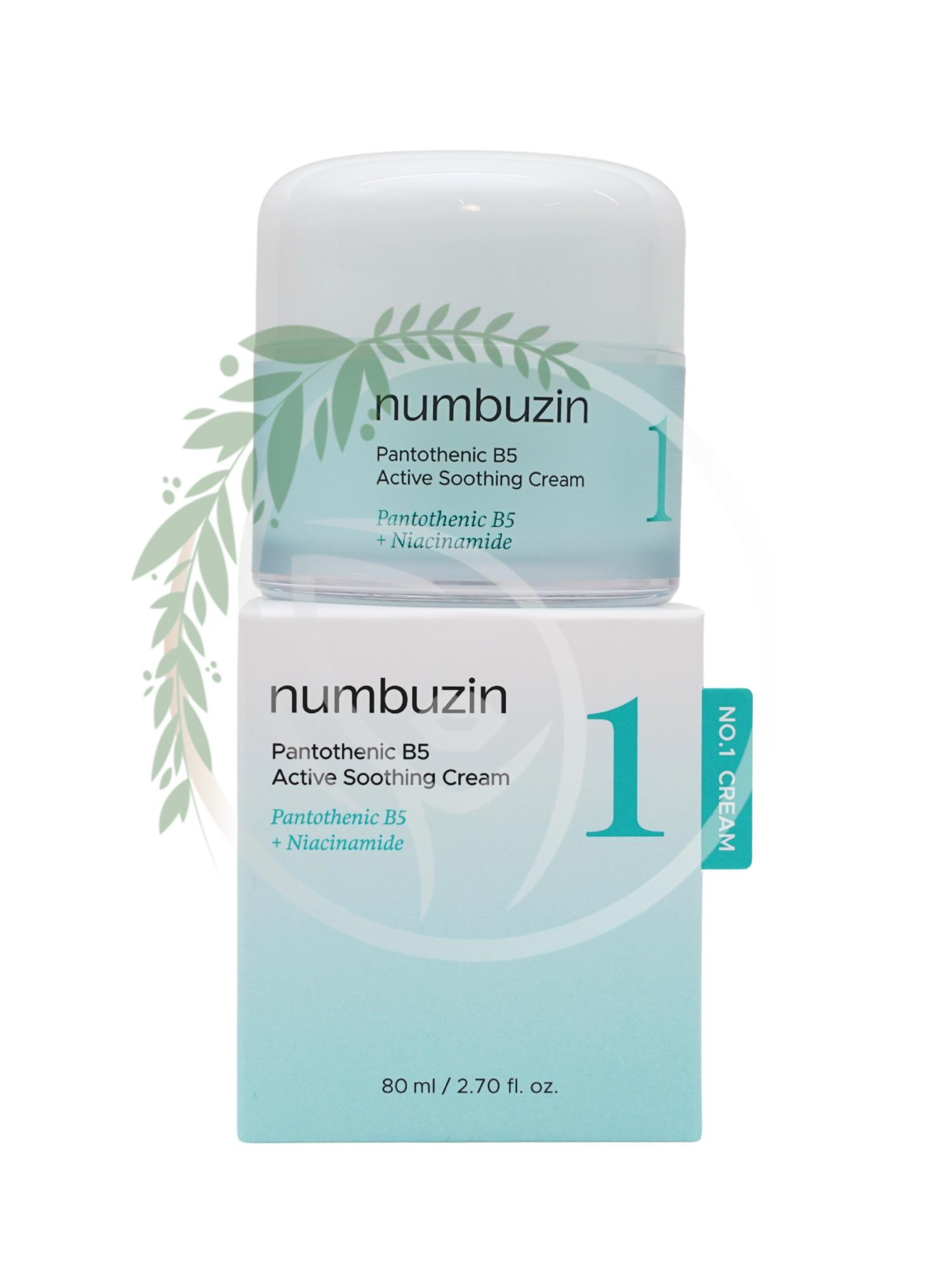 Успокаивающий крем Numbuzin No.1 Pantothenic B5 Active Soothing Cream 80 мл
