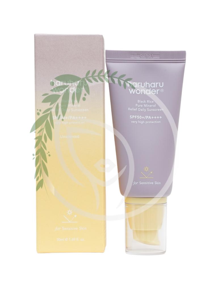 Солнцезащитный крем Haruharu Wonder Black Rice Pure Mineral Relief Daily Sunscreen 50ml