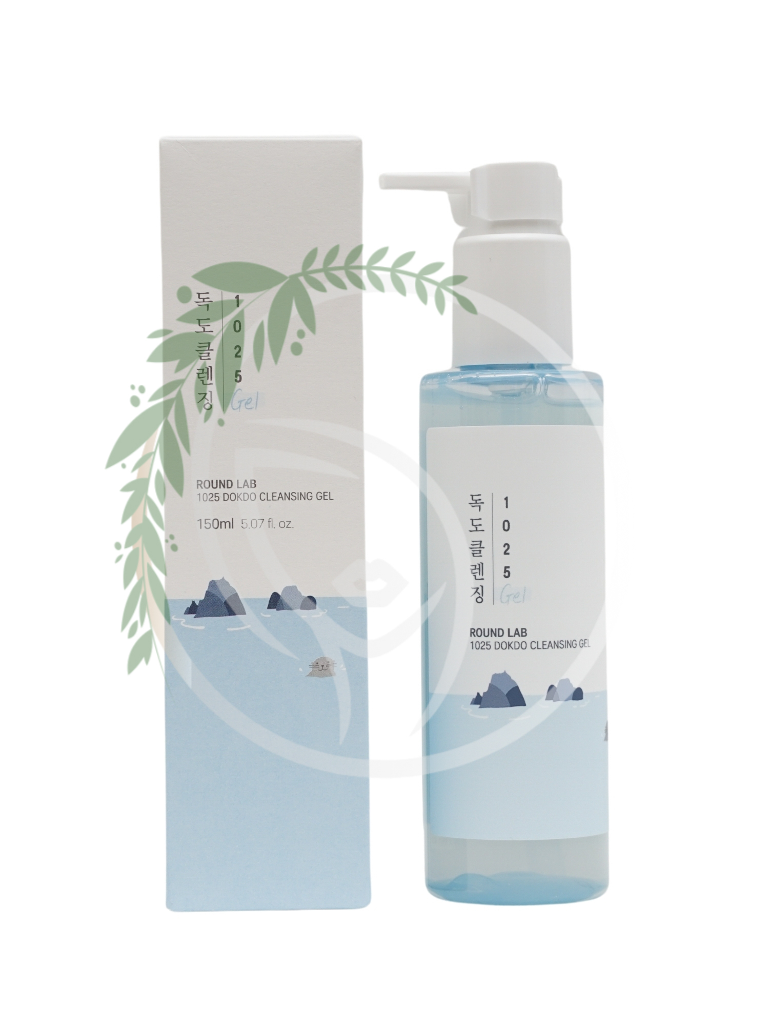 Мягкий гель для умывания с морской водой Round Lab 1025 Dokdo Cleansing Gel 150ml