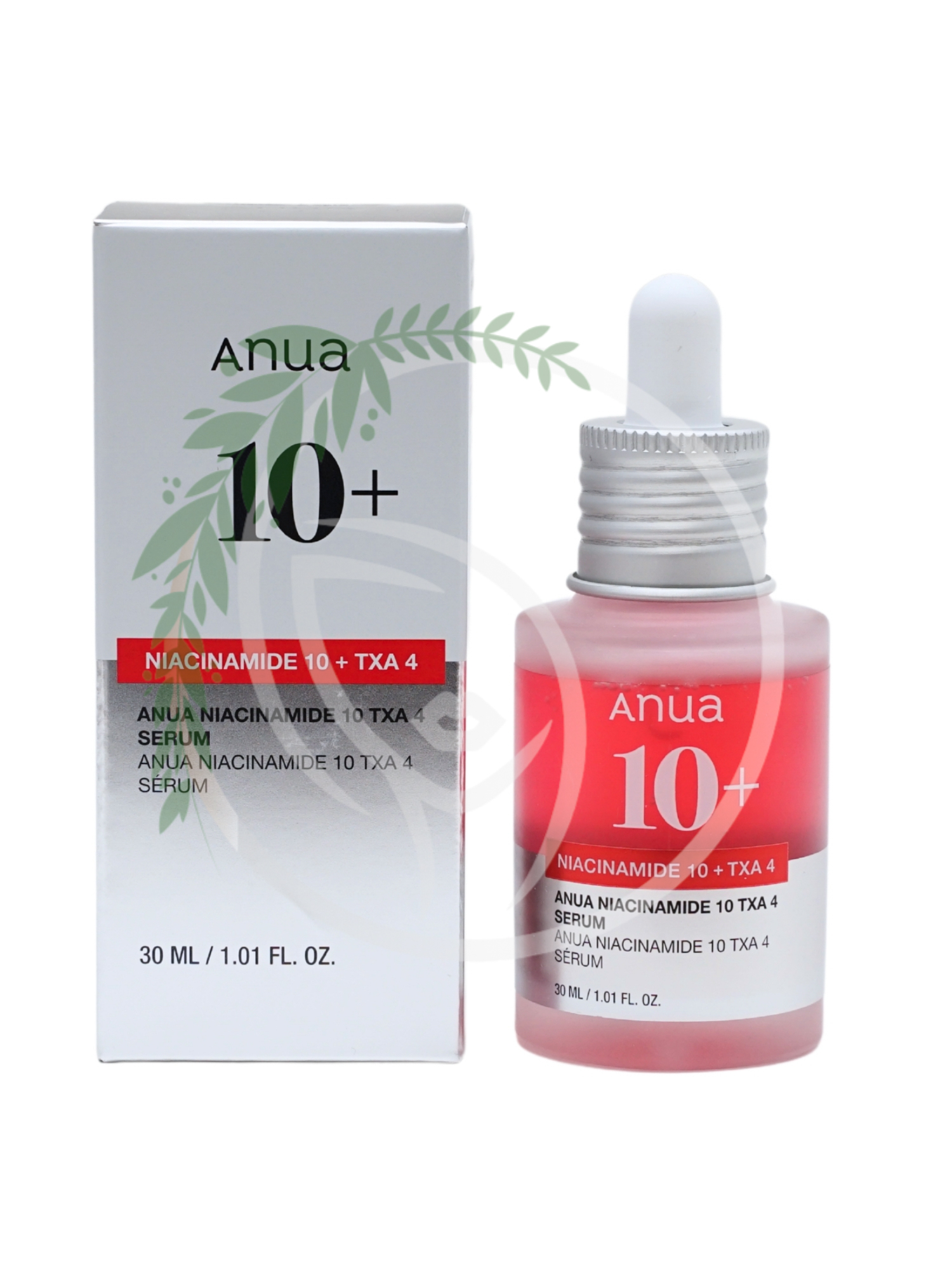 Осветляющая сыворотка с ниацинамидом и транексамовой кислотой Anua 10% Niacinamide + 4% Tranexamic Acid Serum 30 ml