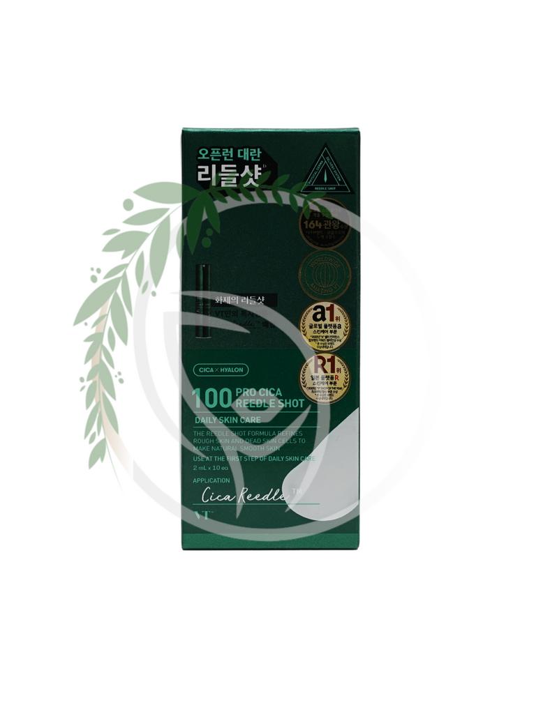 Эссенция с микроиглами спикулы VT Cosmetics Pro Cica Reedle Shot 100 2ml*10