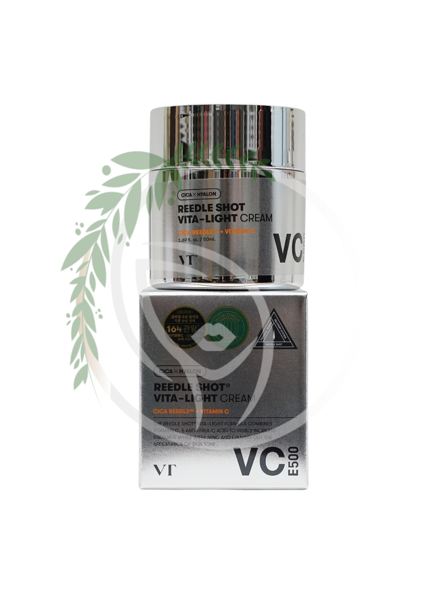 Осветляющий крем с микроиглами VT Cosmetics Reedle Shot Vita-Light Cream 50ml