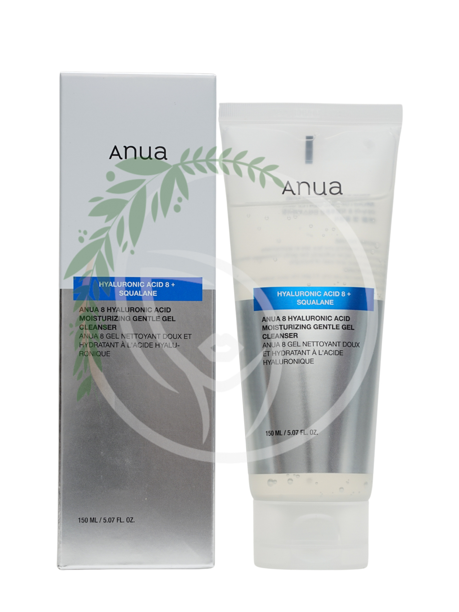 Деликатный гель для умывания с гиалуроновой кислотой Anua 8 Hyaluronic Acid Moisturizing Gentle Gel Cleanser 150 ml