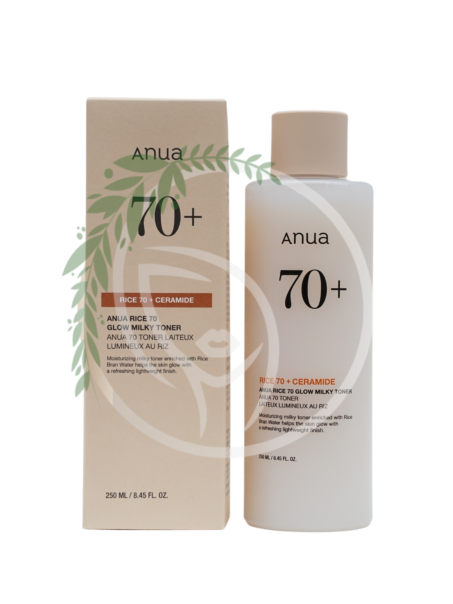 Питательный молочный тонер с экстрактом риса и керамидами Anua Rice 70 Glow Milky Toner 250 ml