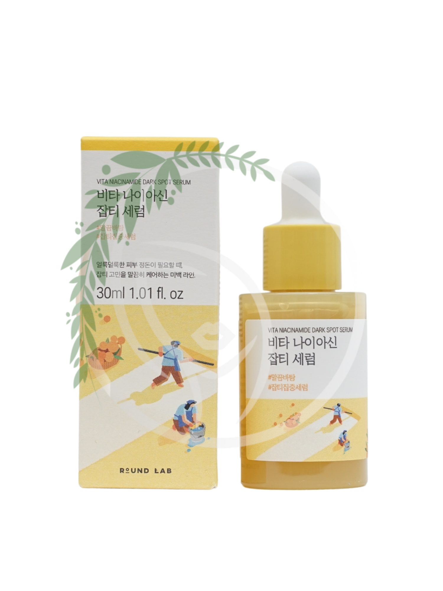 Осветляющая сыворотка с ниацинамидом Round Lab Vita Niacinamide Dark Spot Serum 30ml