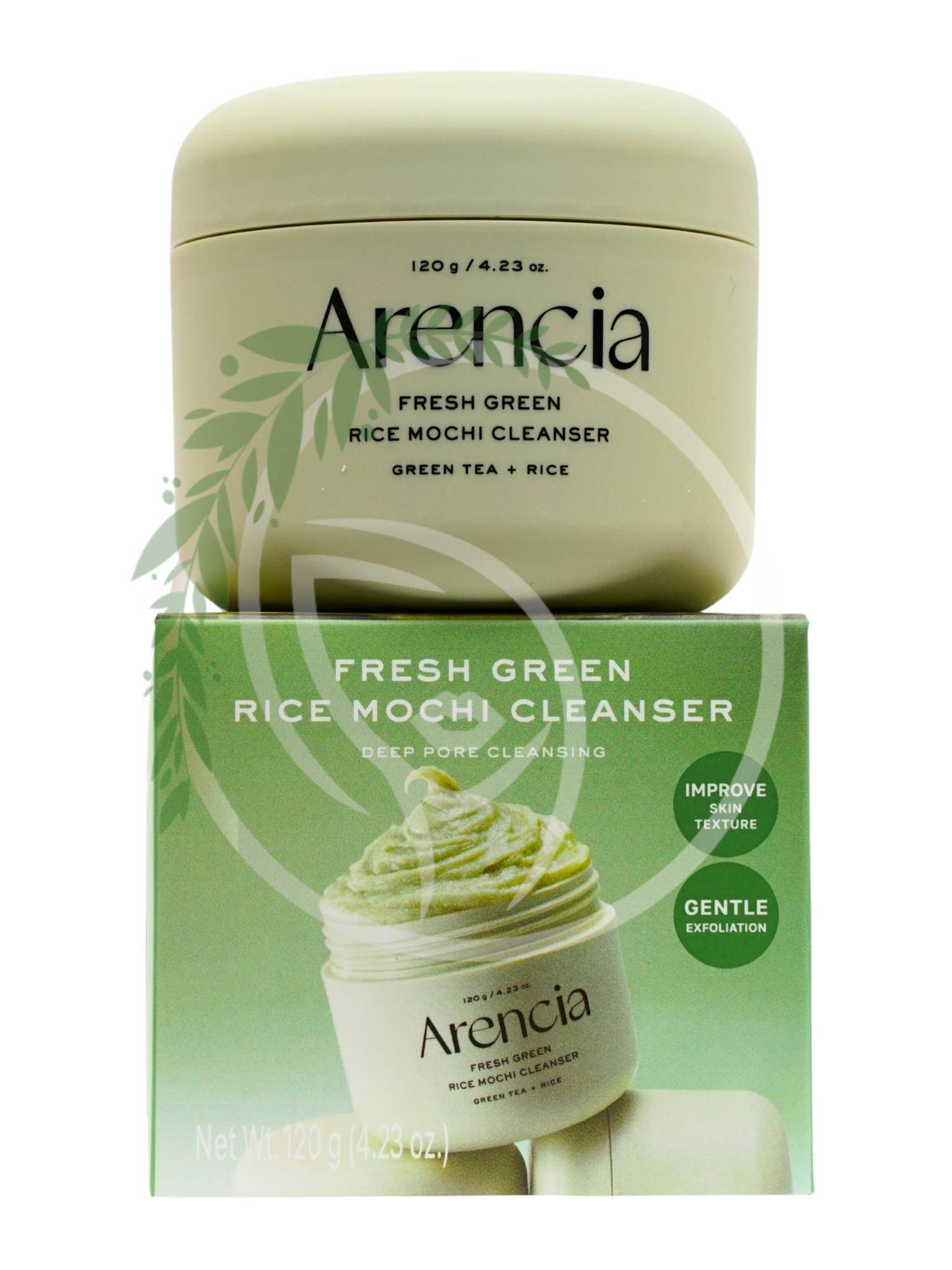 Пенка для глубокого очищения кожи Arencia Fresh Green Rice Mochi Cleanser 120g