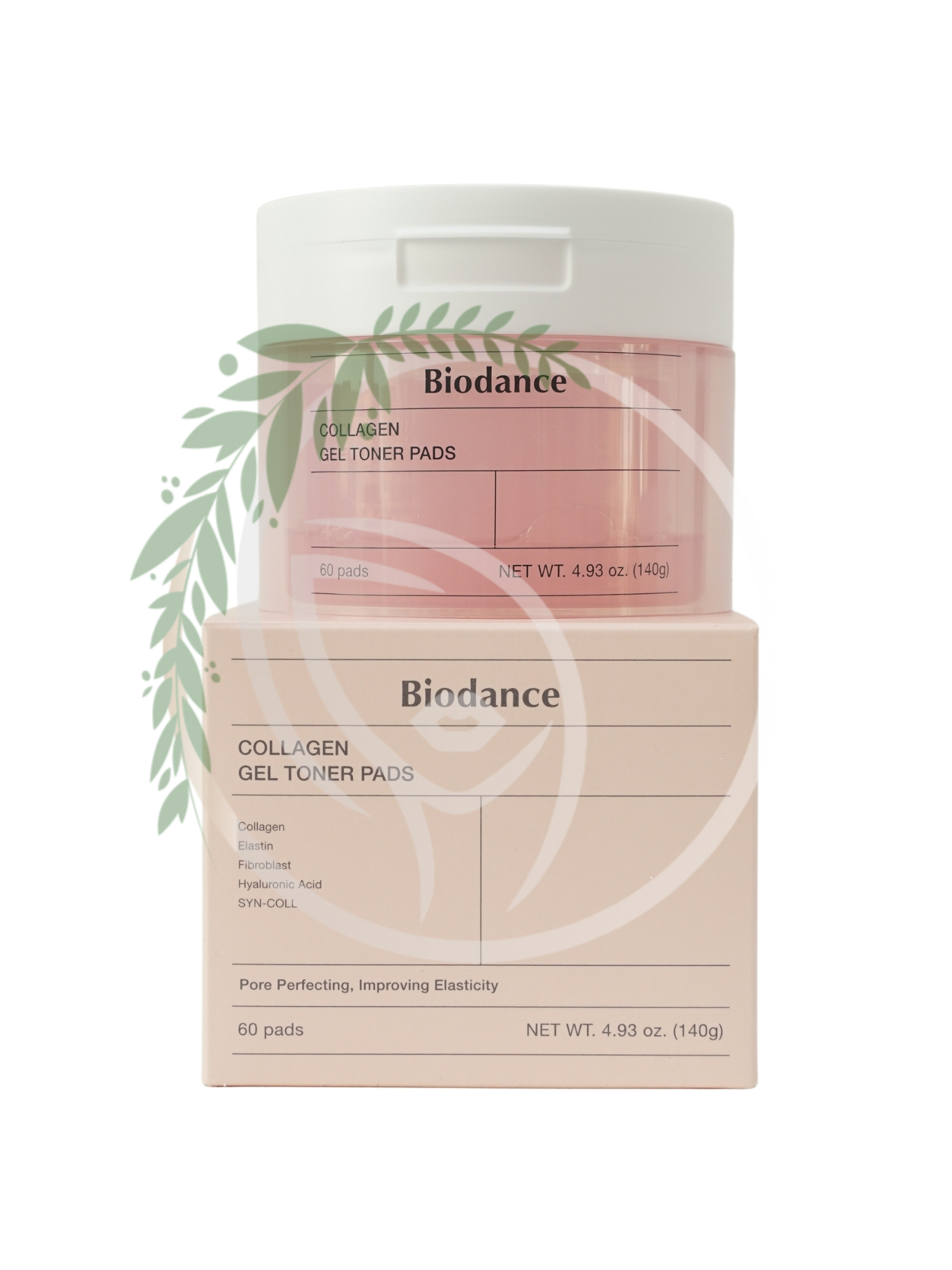 Увлажняющие гелевые тонер-пэды для лица с коллагеном Biodance Collagen Gel Toner Pads 60шт