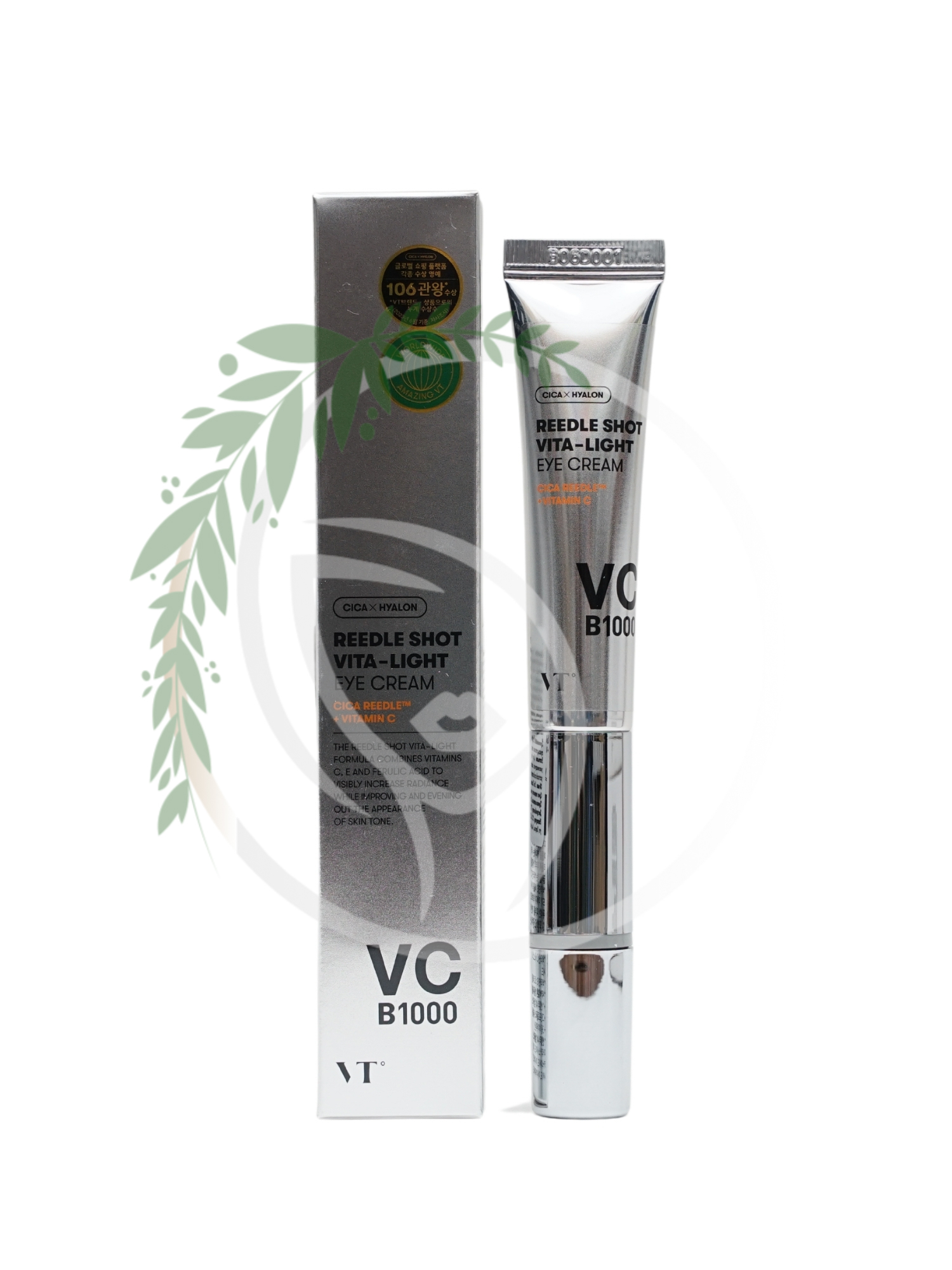 Осветляющий крем с микроиглами для век VT Cosmetics Reedle Shot Vita-Light Eyecream 15ml