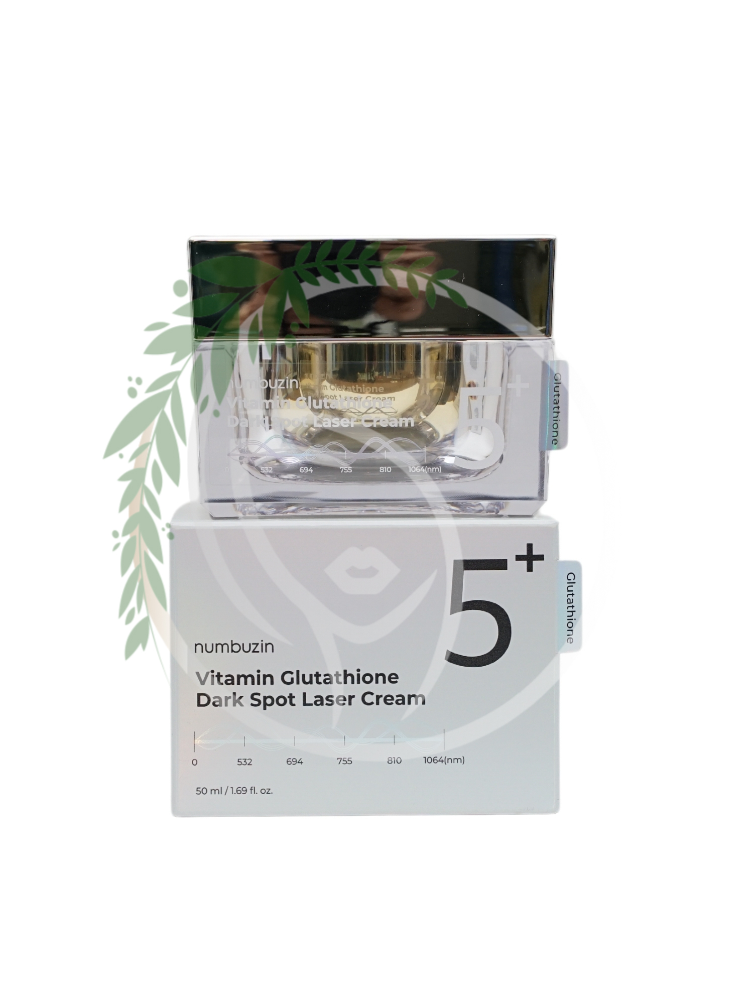 Осветляющий крем с глутатионом Numbuzin No.5+ Vitamin Glutathione Dark Spot Laser Cream 50 ml