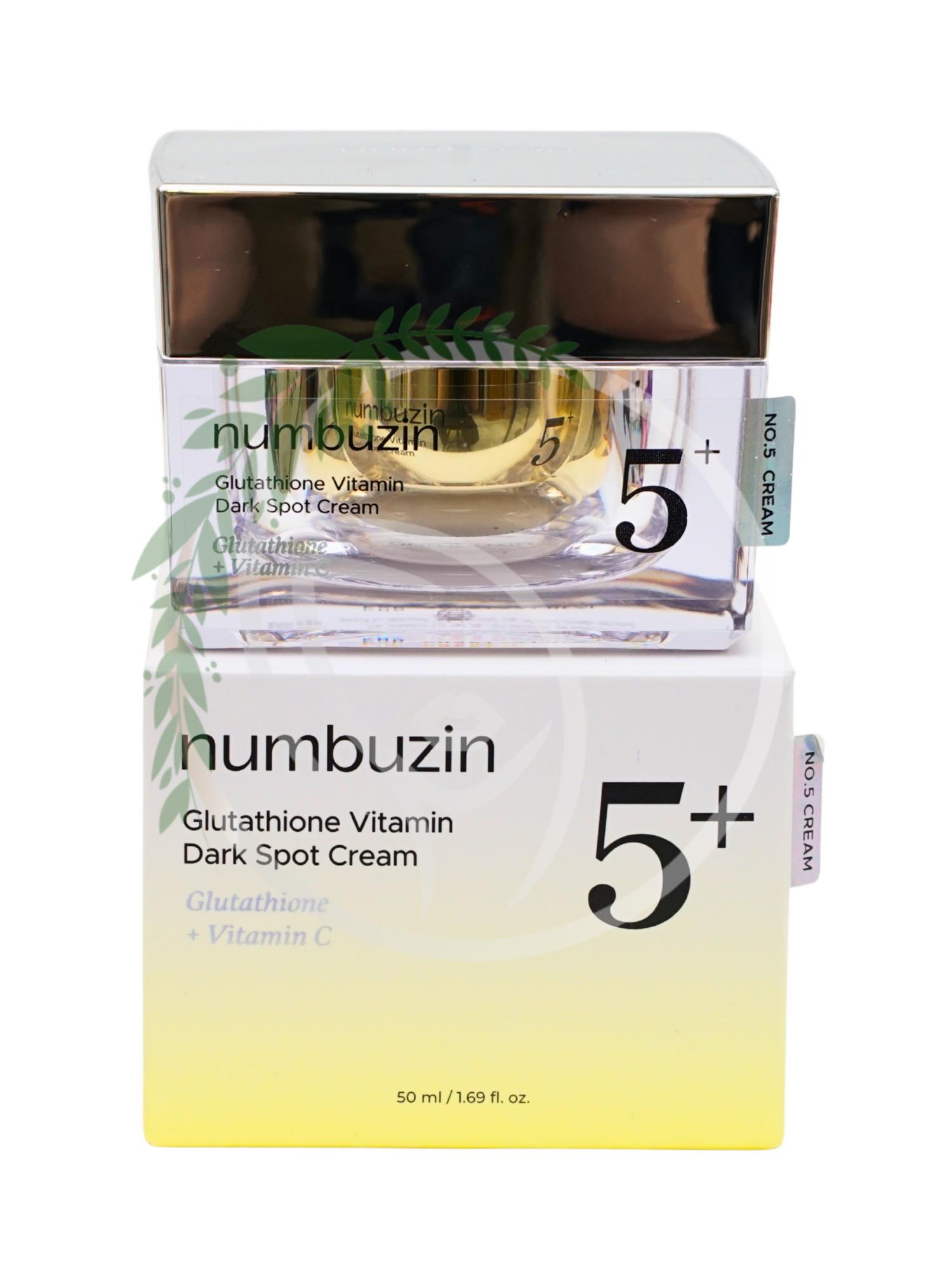 Осветляющий крем с глутатионом Numbuzin No.5+ Glutathione Vitamin Dark Spot Cream 50 ml