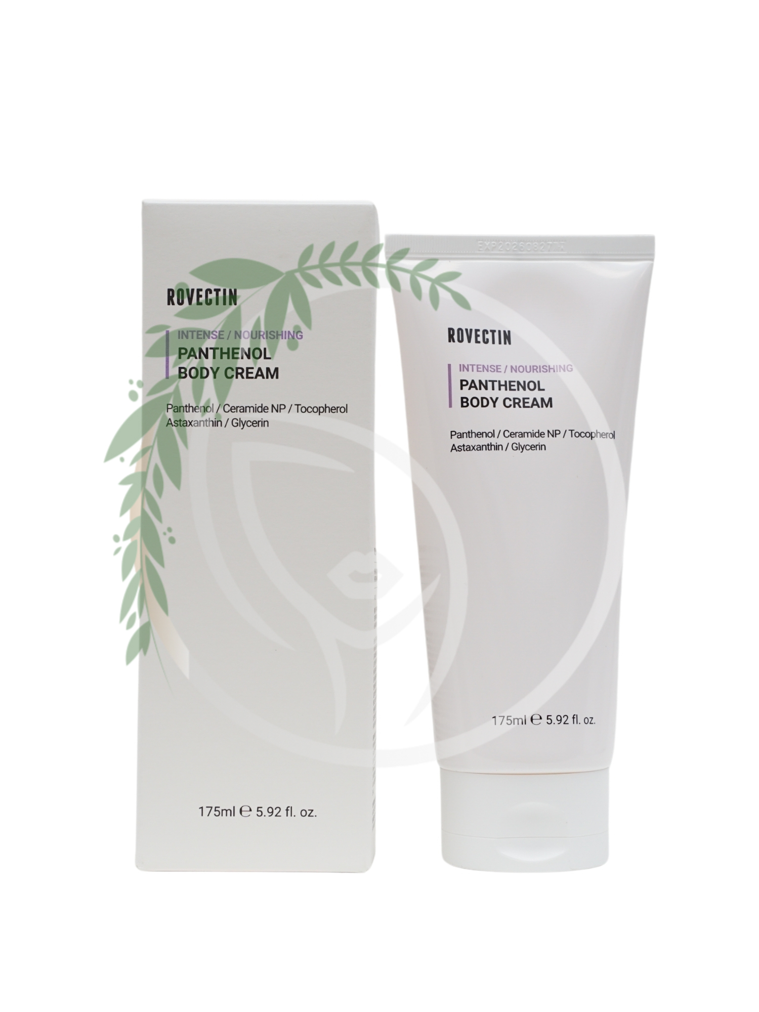 Восстанавливающий крем-антиоксидант для тела Rovectin Intense Panthenol Body Cream 175 ml