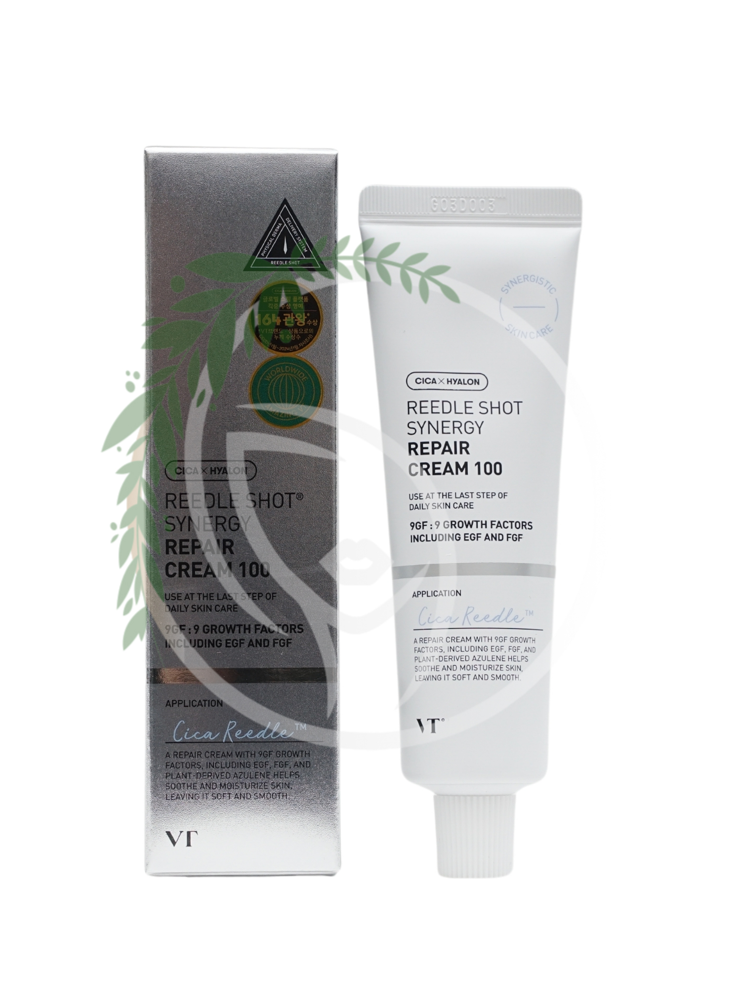 Успокаивающий крем с EGF и микроиглами VT Cosmetics Reedle Shot Synergy Repair Cream 100 50ml