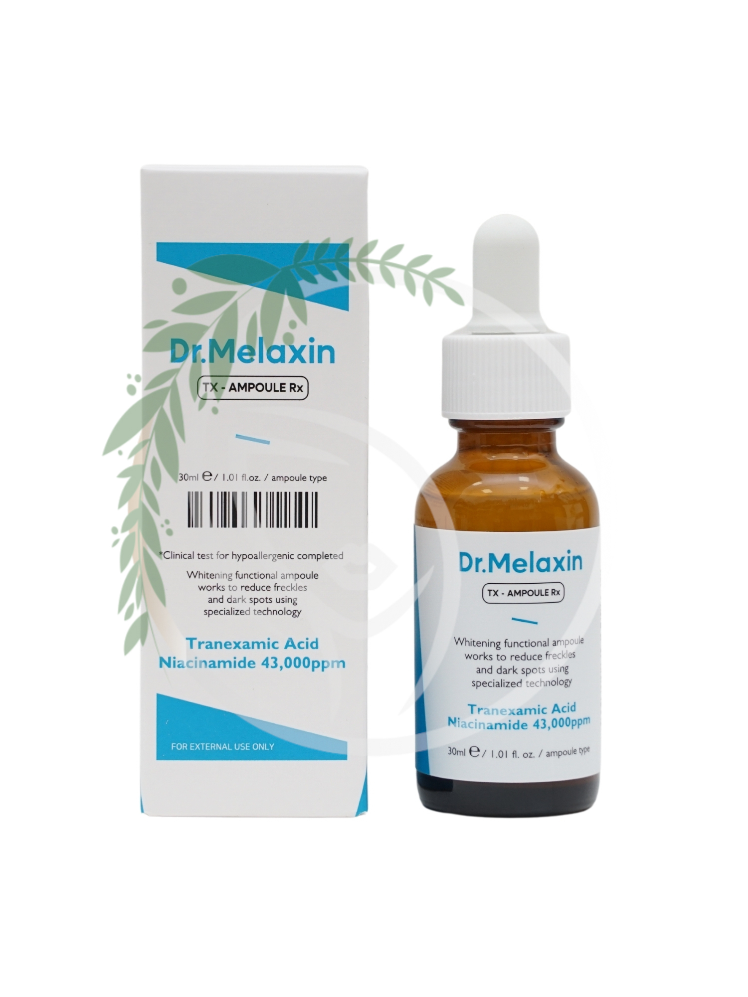 Осветляющая сыворотка с транексамовой кислотой Dr.Melaxin TX Ampoule Rx 30ml