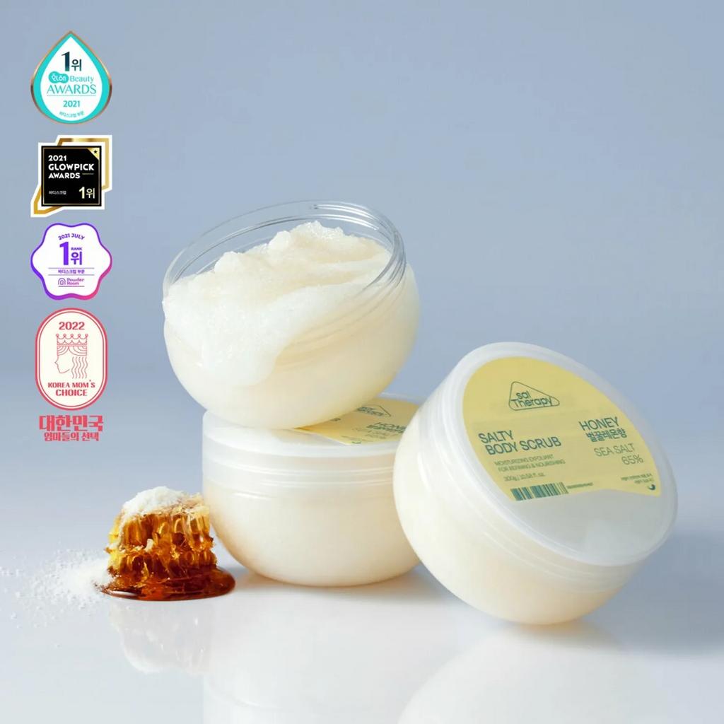 Солевой скраб для тела с медом SalTherapy Salty Honey Body Scrub 300g