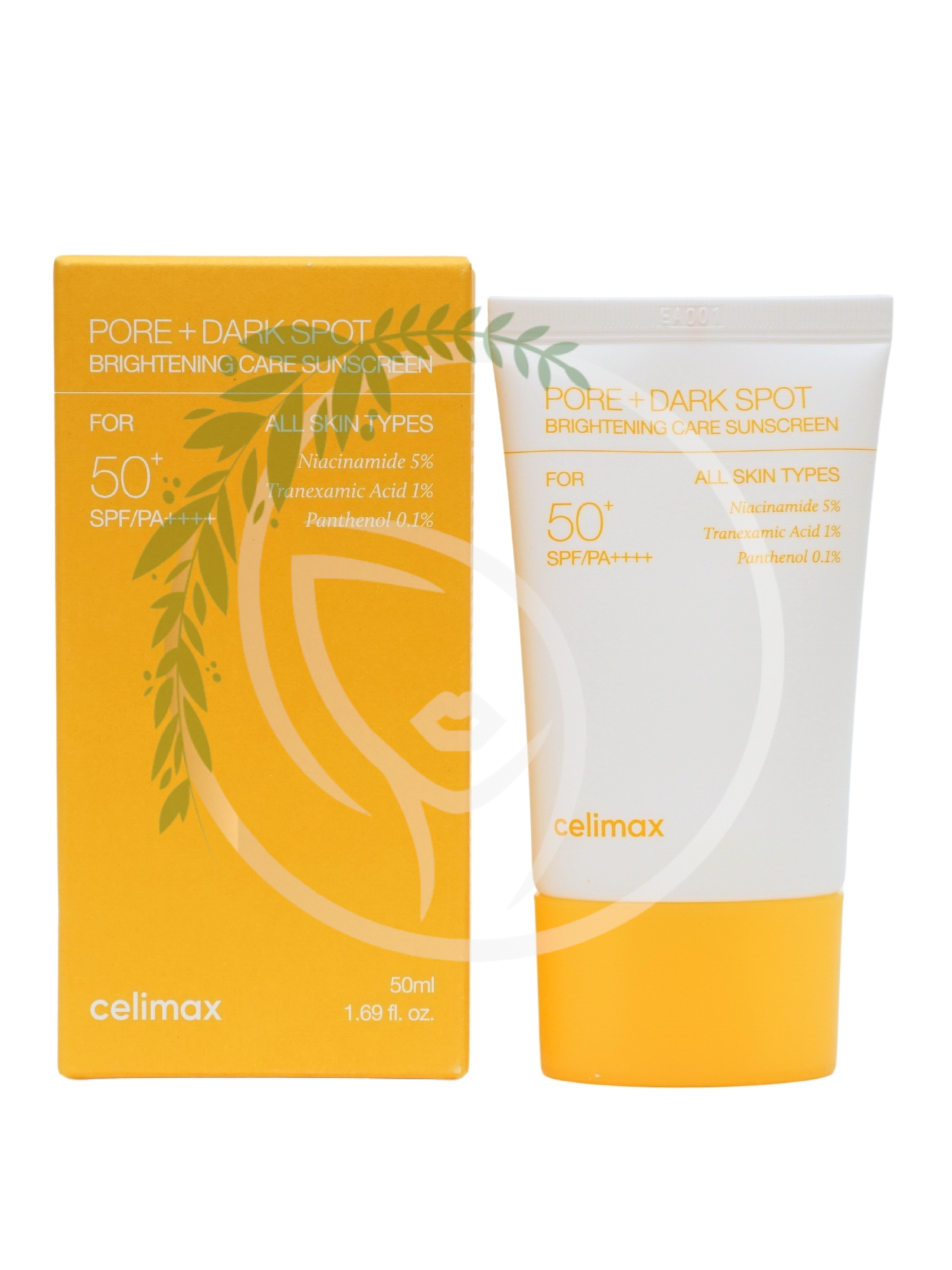 Осветляющий солнцезащитный крем Celimax Pore+Dark Spot Brightening Care Sunscreen SPF50+ PA++++ 50ml