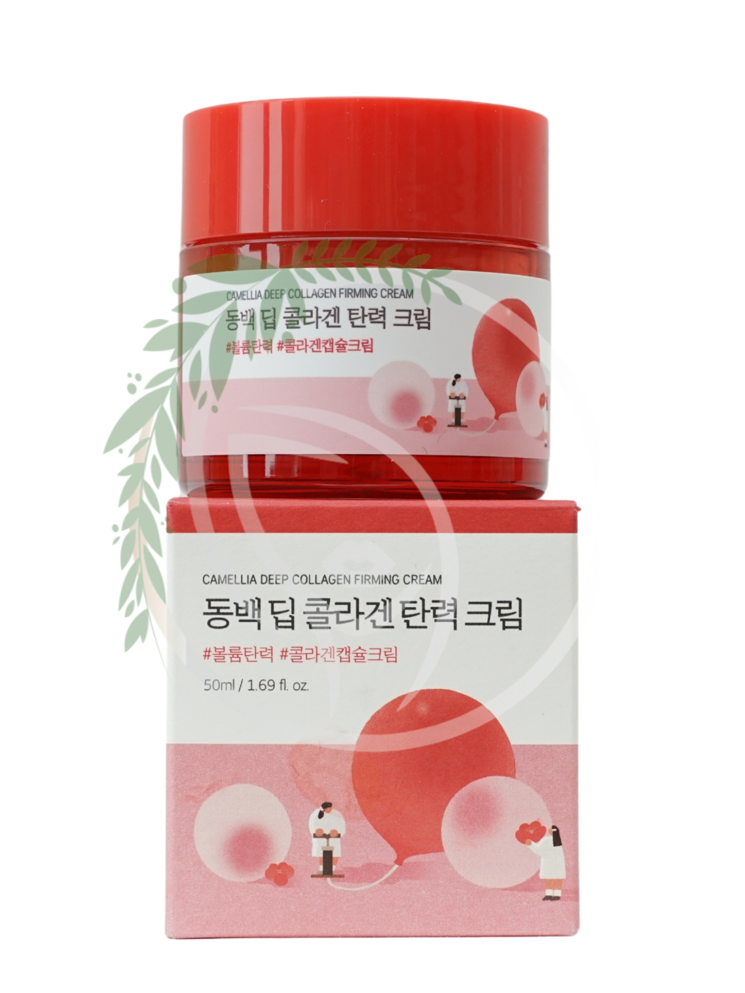 Укрепляющий коллагеновый крем с камелией Round Lab Camellia Deep Collagen Firming Cream 50ml