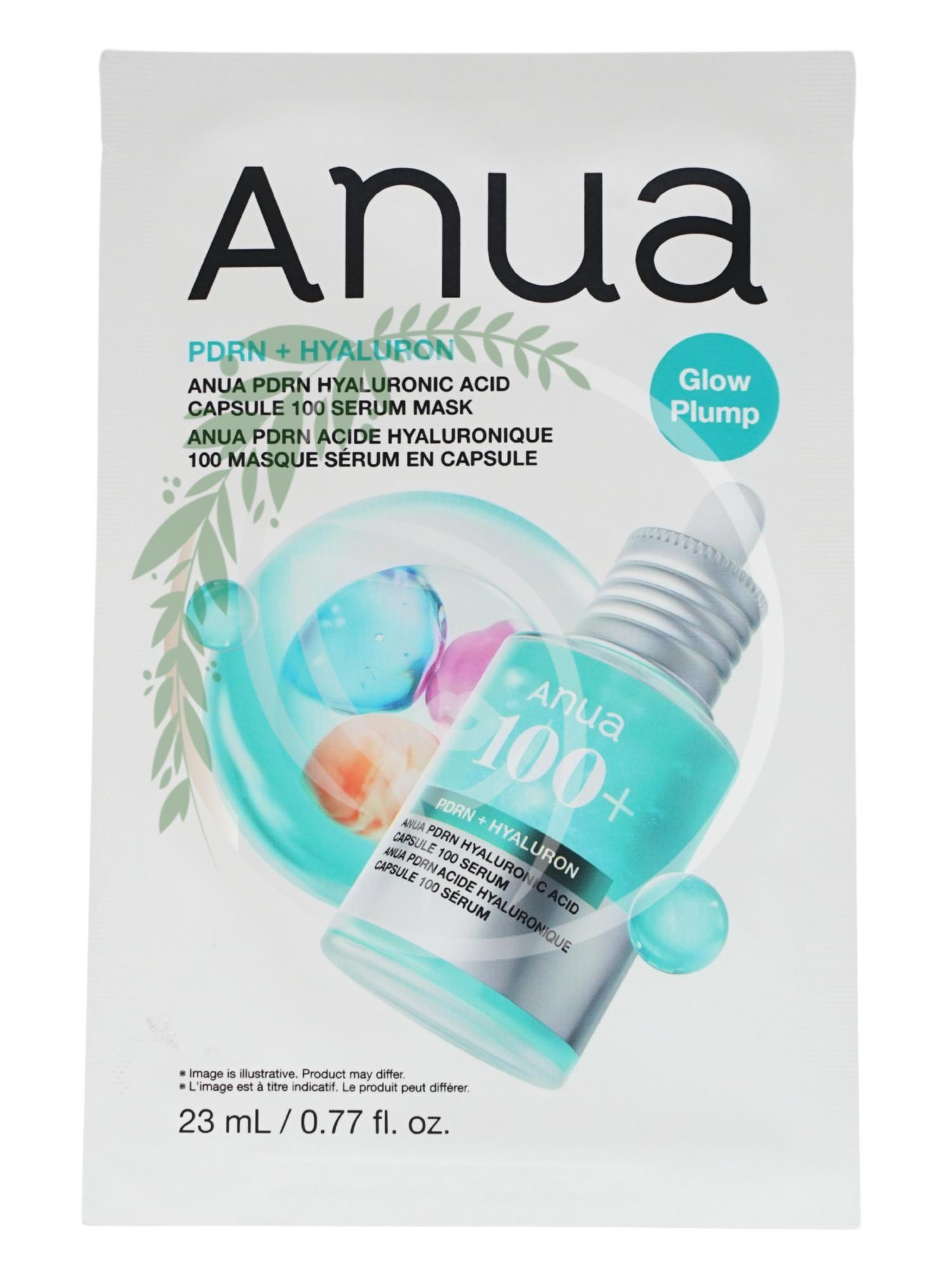Увлажняющая маска с ПДРН и гиалуроновой кислотой Anua PDRN Hyaluronic Acid Capsule 100 Serum Mask 1шт