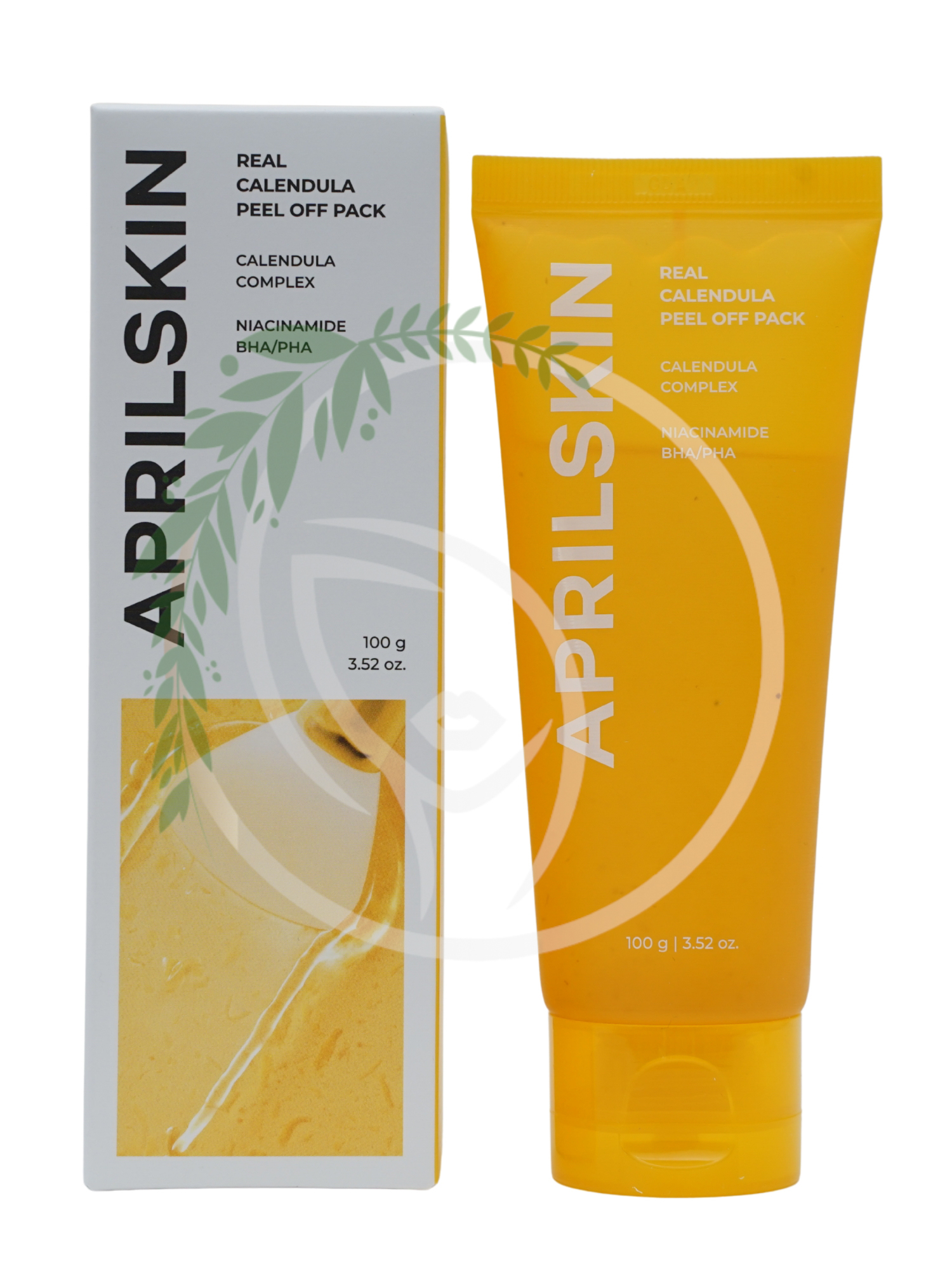 Смываемая маска-пленка с экстрактом календулы APRILSKIN Calendula Peel Off Pack 100g