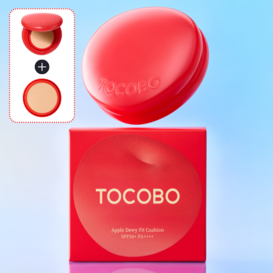 Кушон для лица TOCOBO Apple Dewy Fit Cushion 15g+15g