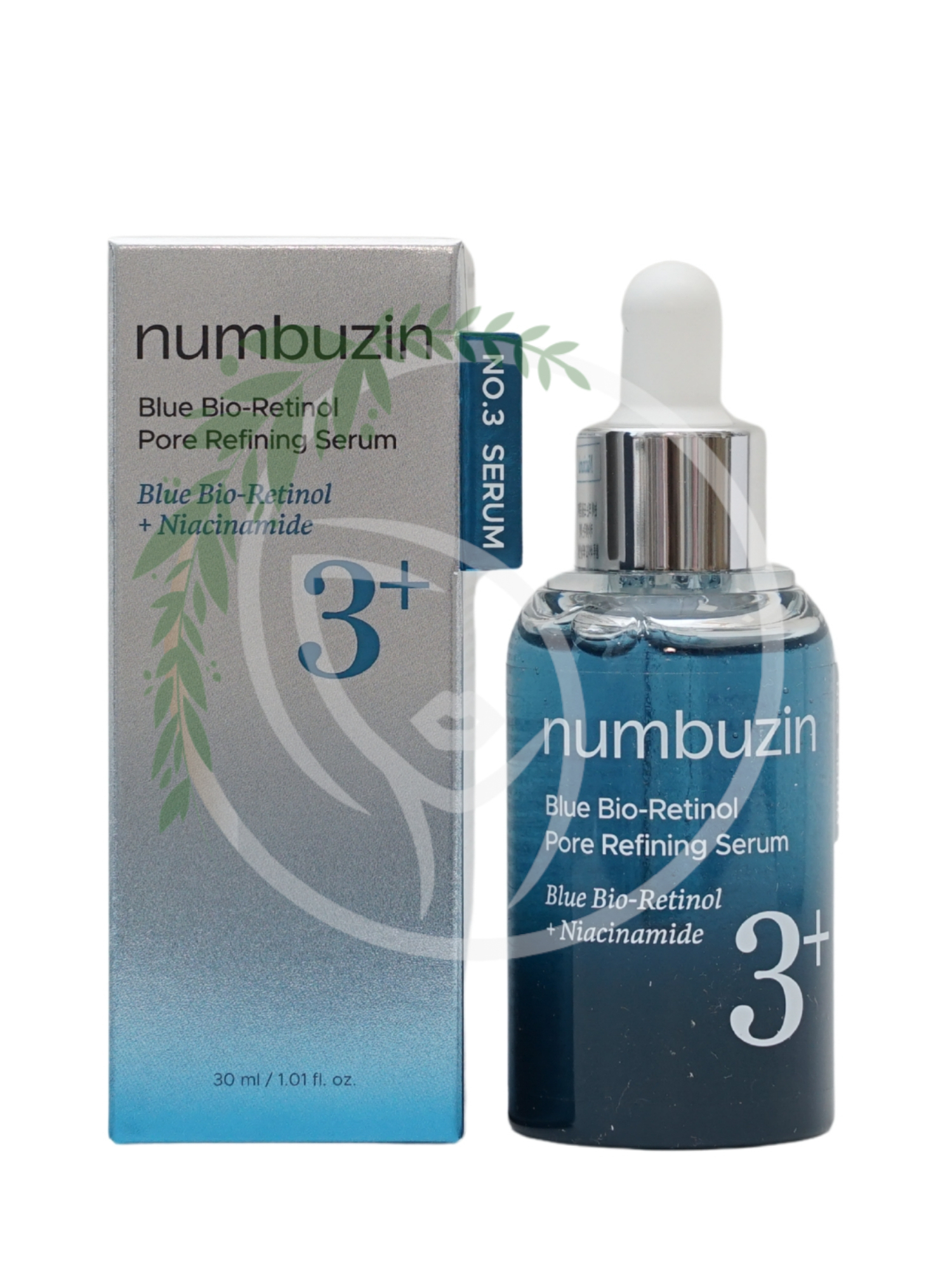 Сыворотка для сужения пор с ретинолом Numbuzin No.3 Blue Bio-Retinol Pore Refining Serum 30ml