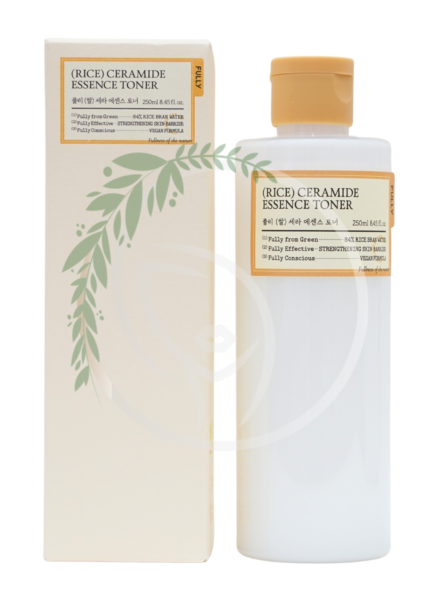 Питательный молочный тонер с экстрактом риса и керамидами FULLY Rice Ceramide Essence Toner 250 ml