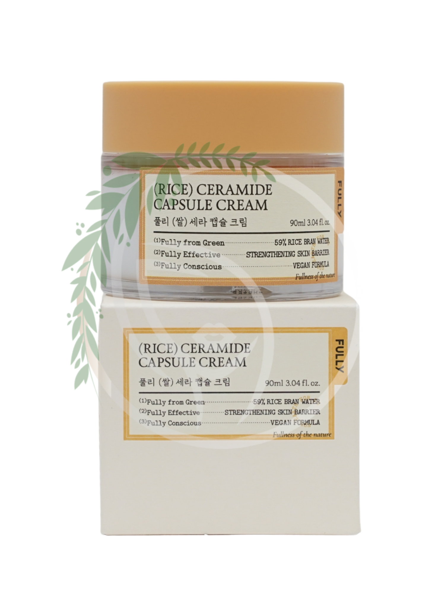 Восстанавливающий капсульный крем с керамидами FULLY Rice Ceramide Capsule Cream 90 ml