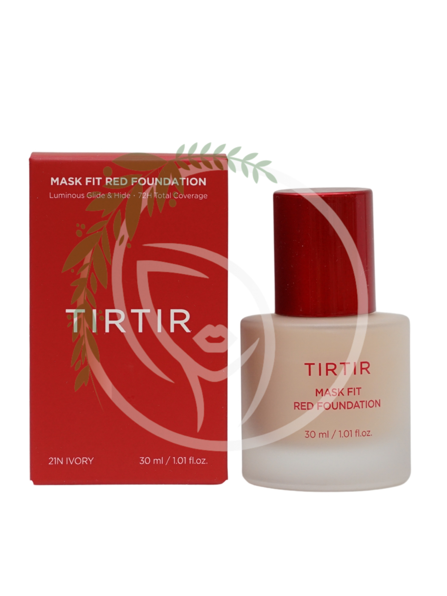 Тональная основа с сатиновым финишем TIRTIR Mask Fit Red Foundation 30ml