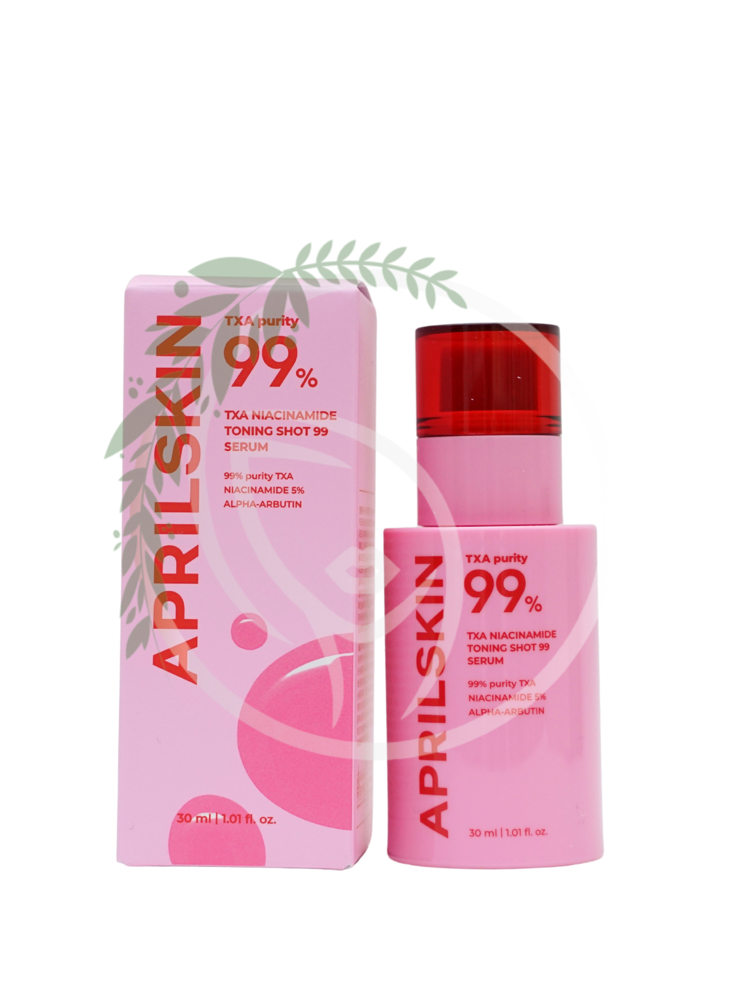 Осветляющая сыворотка с транексамовой кислотой и ниацинамидом APRILSKIN TXA Niacinamide Toning Shot 99 Serum 30ml