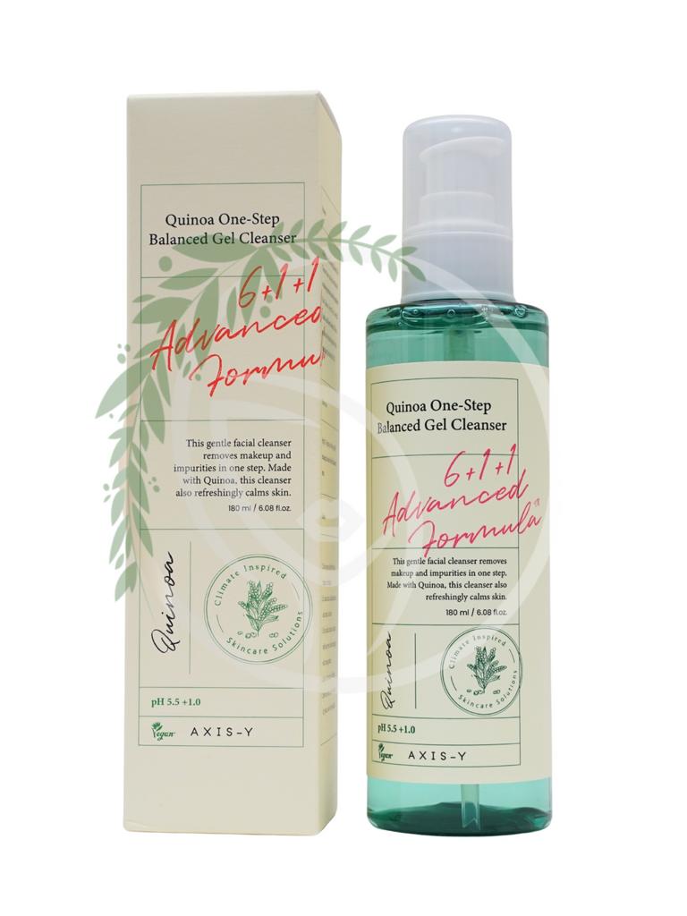 Мягкий гель для умывания AXIS-Y Quinoa One-Step balanced Gel Cleanser 180 ml
