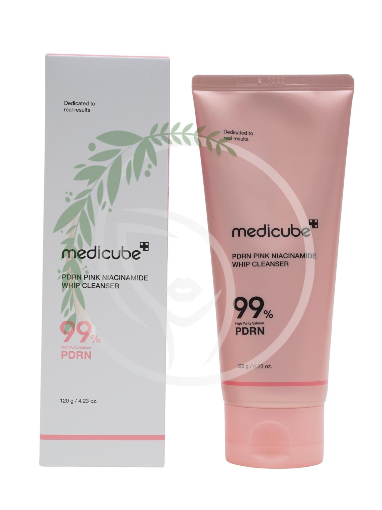 Пенка для умывания с ПДРН и ниацинамидом Medicube Pink Niacinamide Whip Cleanser 120g
