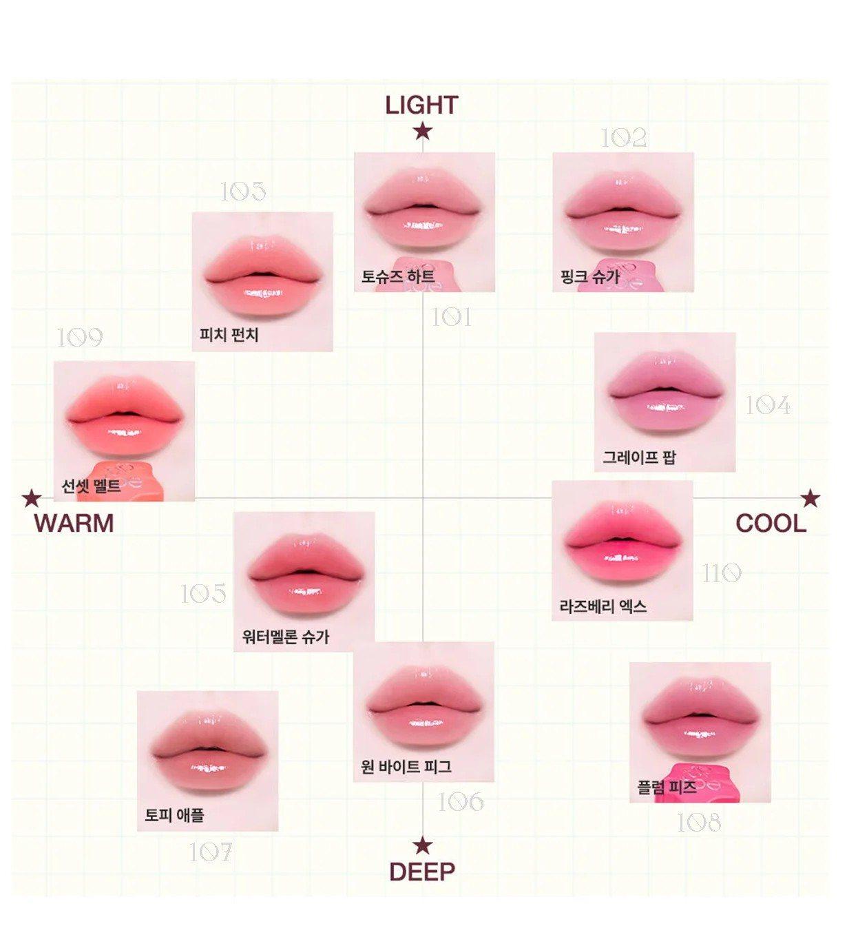 tip toe GLOWIT SORBET TINT セット Glowit Sorbet Tint