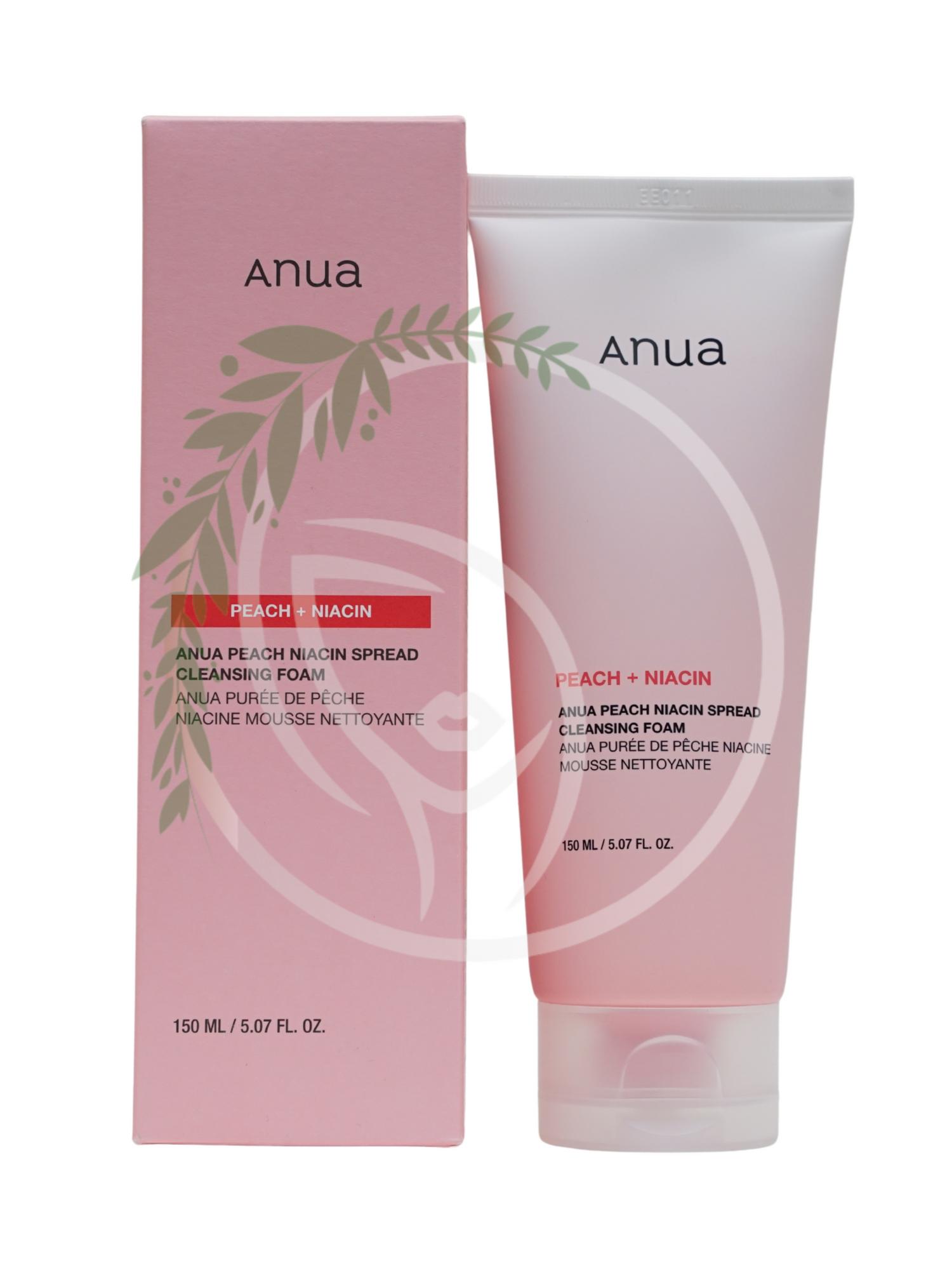 Пенка для умывания с экстрактом персика Anua Peach Niacin Spread Cleansing Foam 150 ml