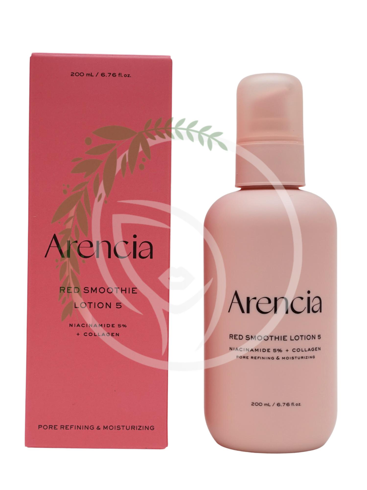 Увлажняющий лосьон с 5% ниацинамида Arencia Red Smoothie Lotion 5 200 ml