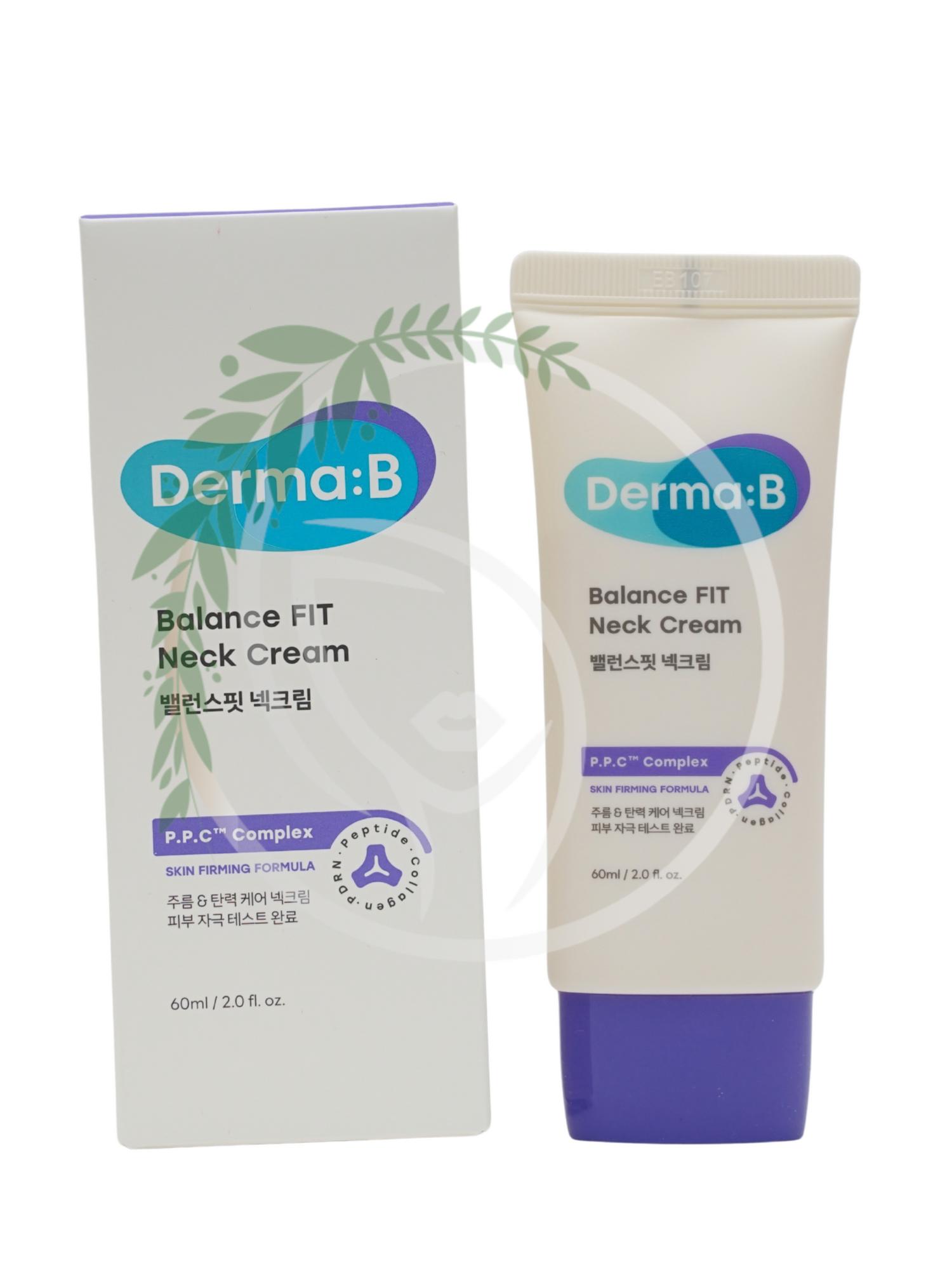 Укрепляющий крем для шеи с ПДРН и пептидами Derma:B Balance FIT Neck Cream 60 ml