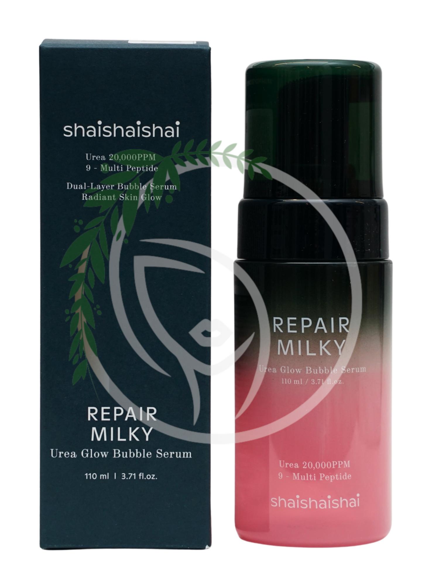 Осветляющая пузырьковая сыворотка SHAISHAISHAI REPAIR MILKY Urea Glow Bubble Serum 110ml