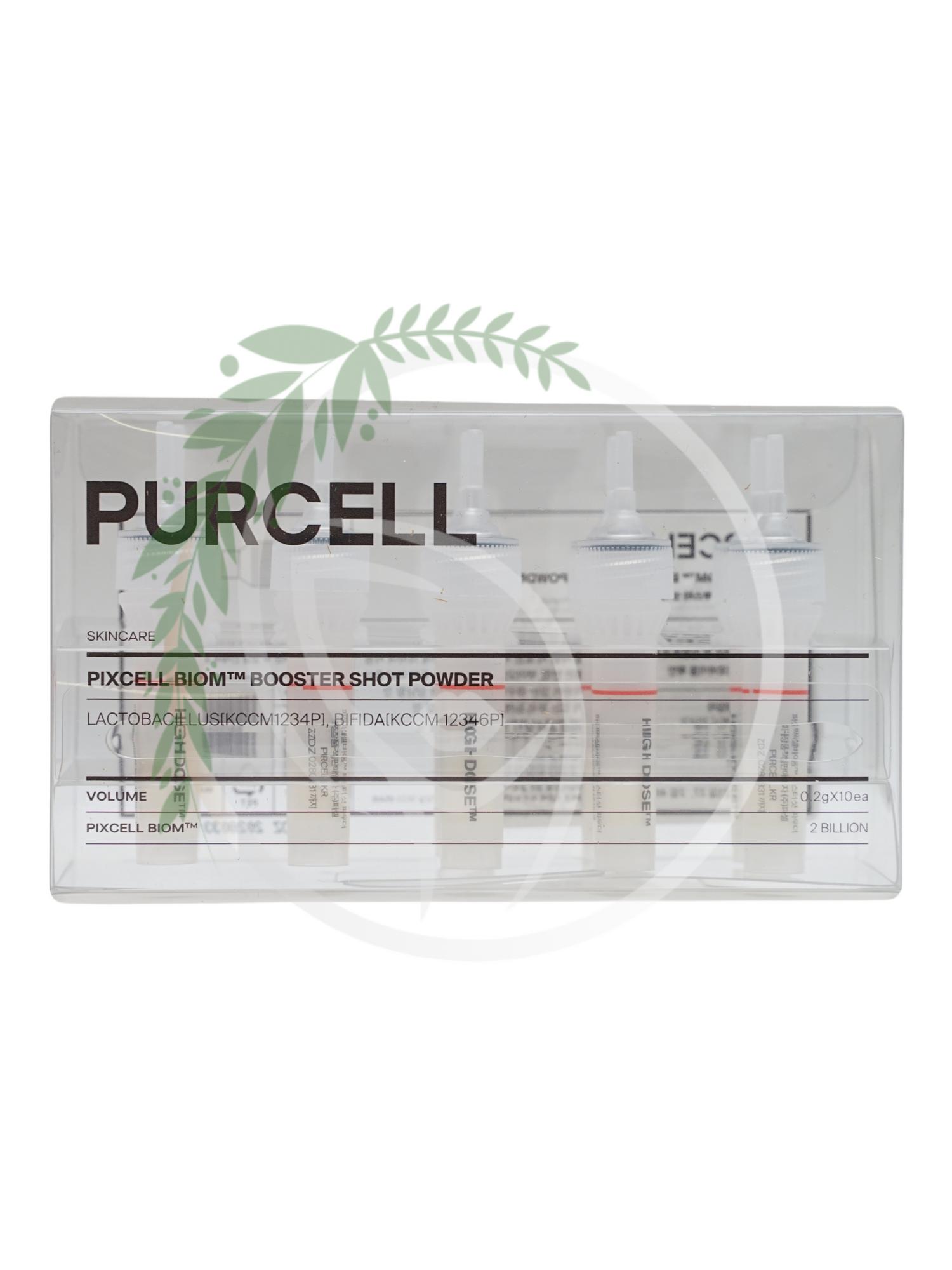 Многофункциональная пудра для усиления средств PURCELL Pixcell Biom Booster Shot Powder 0,2g*10шт