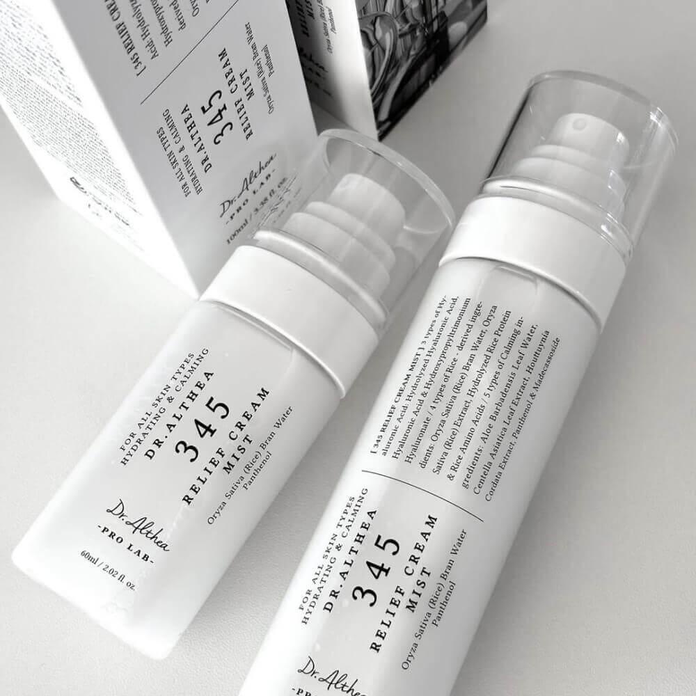 Успокаивающий тонер-мист с пантенолом Dr.Althea 345 Relief Cream Mist 60 ml