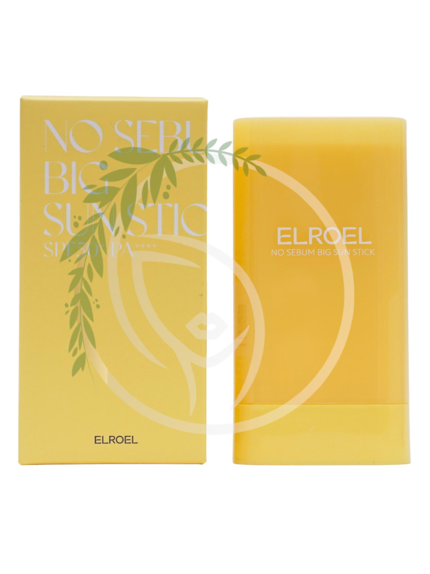 Солнцезащитный стик против жирного блеска ELROEL No Sebum Big Sun Stick 19g