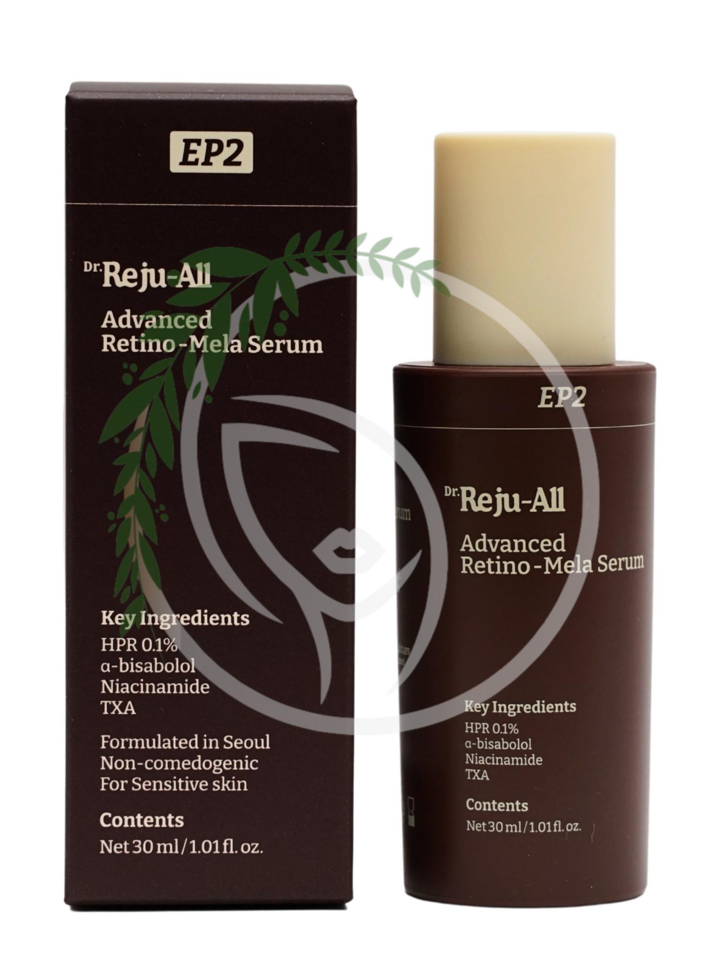 Восстанавливающая и осветляющая сыворотка Dr. Reju-All Advanced Retino-Mela Serum 30ml