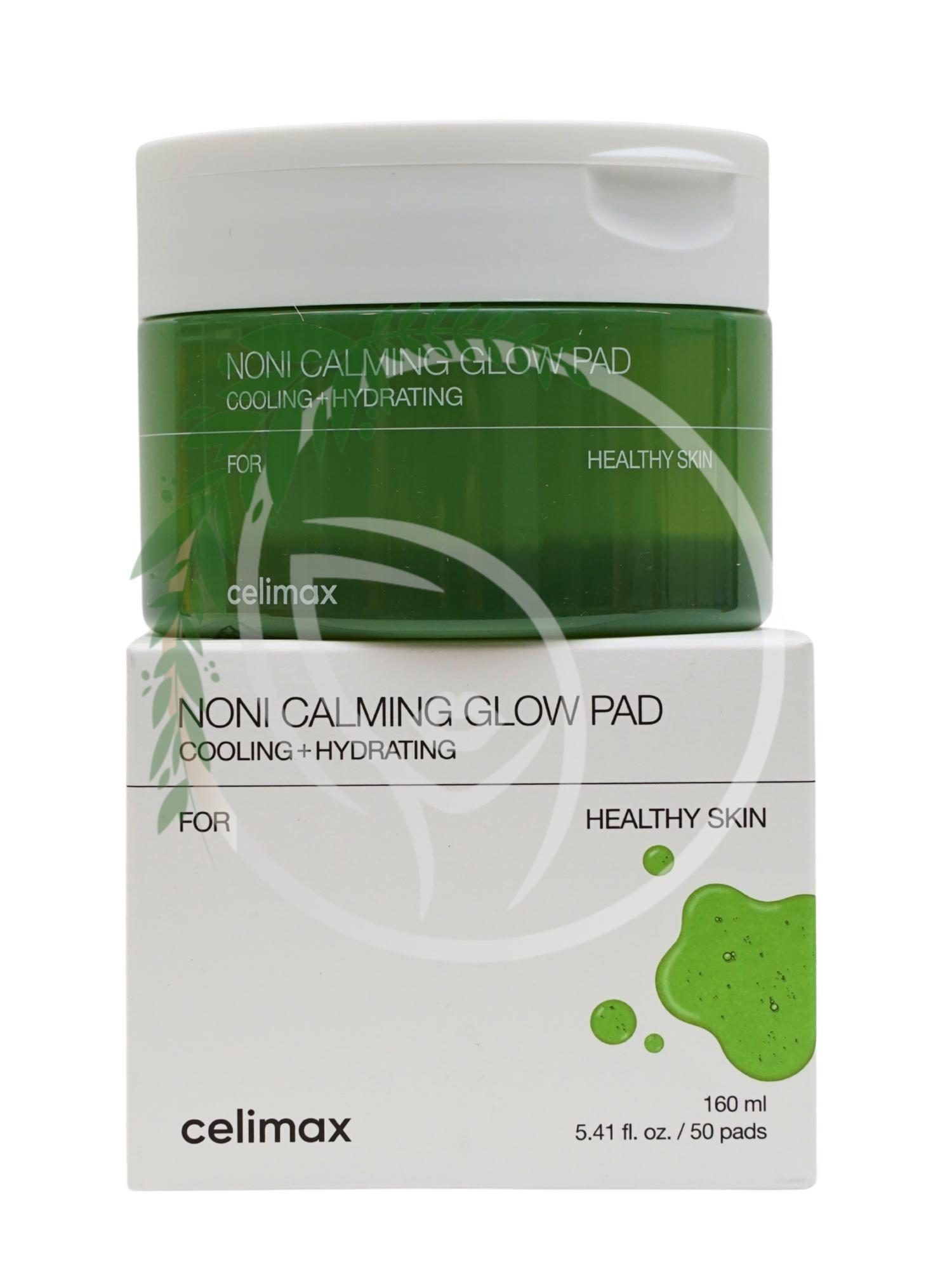 Успокаивающие тонер-пэды Celimax Noni Calming Glow Pad 50 шт