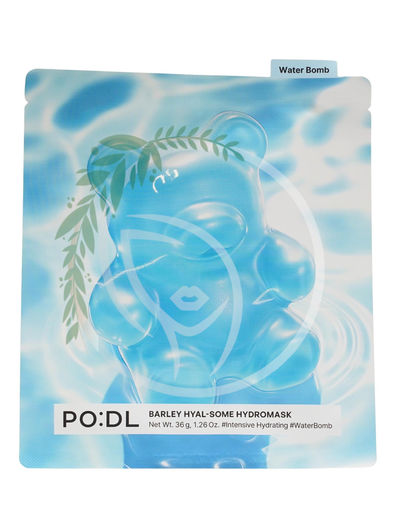 Увлажняющая гидрогелевая маска PO:DL Barley Hyal-Some Hydromask 1шт